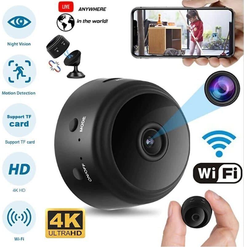 OSHIZCAM Mini Hidden Cameras, Wireless Home Security Camcorder with Magnetic bracket Security Camera-image-1