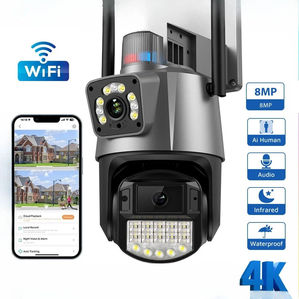 OSQD WiFi 4MP Dual Lens PTZ Camera Waterproof AI Detection Two-Way Audio Security Camera-image-44