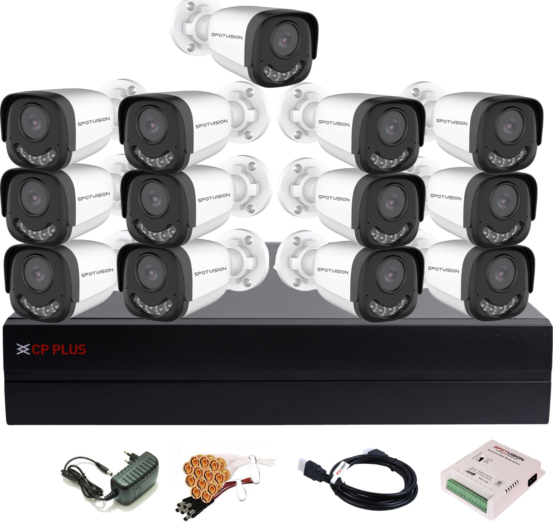 CP PLUS 16 Channel HD DVR 1080P,2.4MP ADVANCED Color Nightvision Outdoor Camera,CPAR-508 Security Camera-picture-20