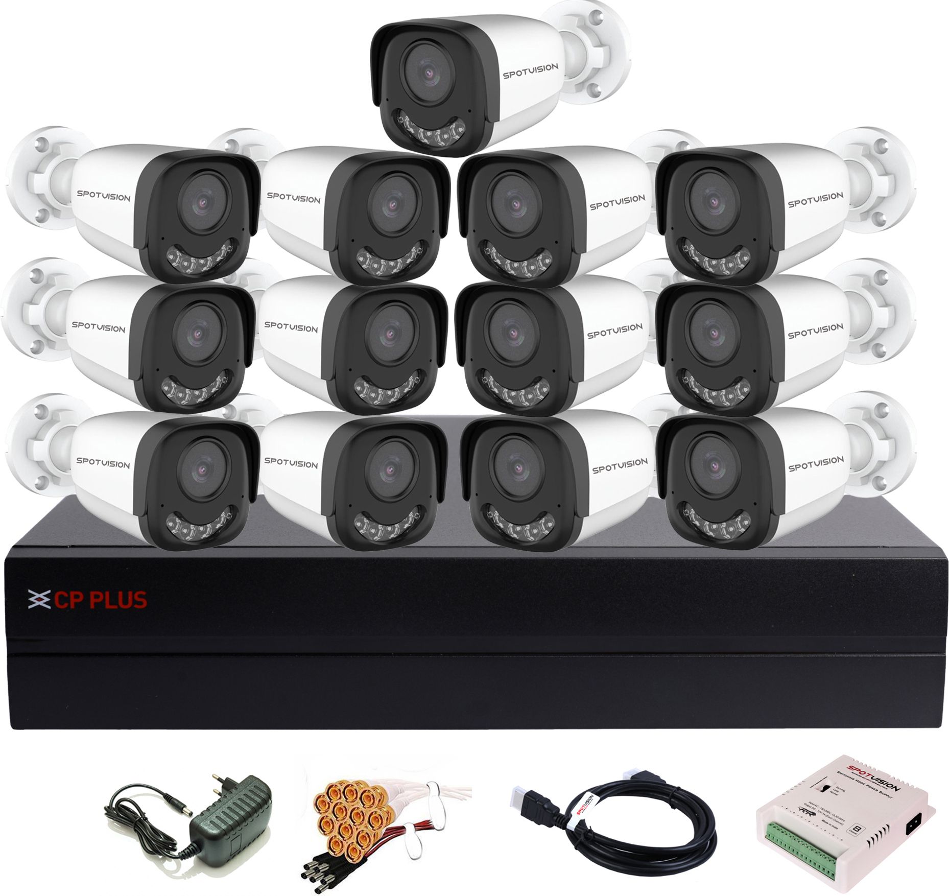 CP PLUS 16 Channel HD DVR 1080P,2.4MP ADVANCED Color Nightvision Outdoor Camera,CPAR-519 Security Camera-picture-23