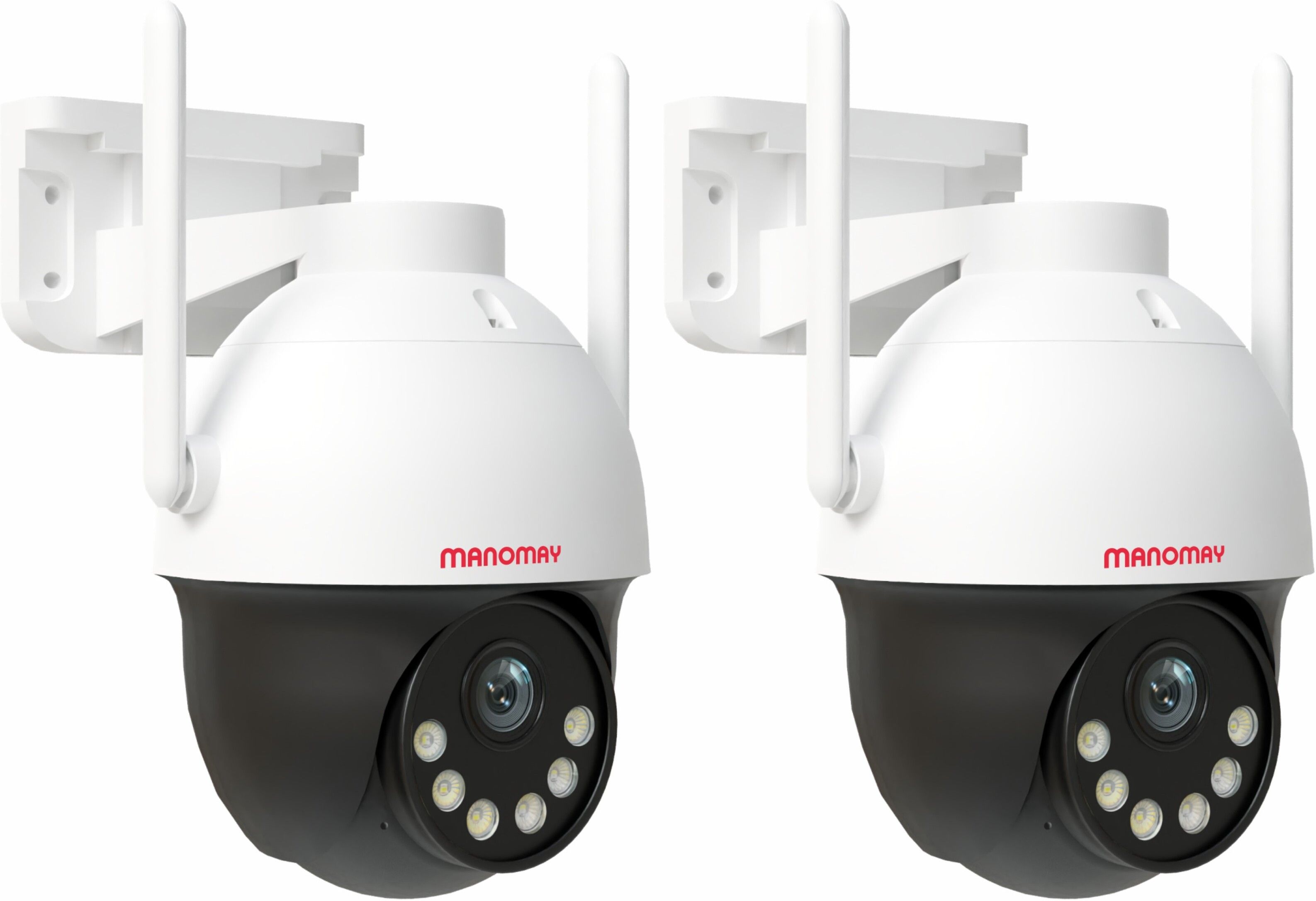 Manomay Pack of 2 BIS STQC Certified 3MP WiFi Pan Tilt AI Smart Tracking 360° Security Camera-picture-23