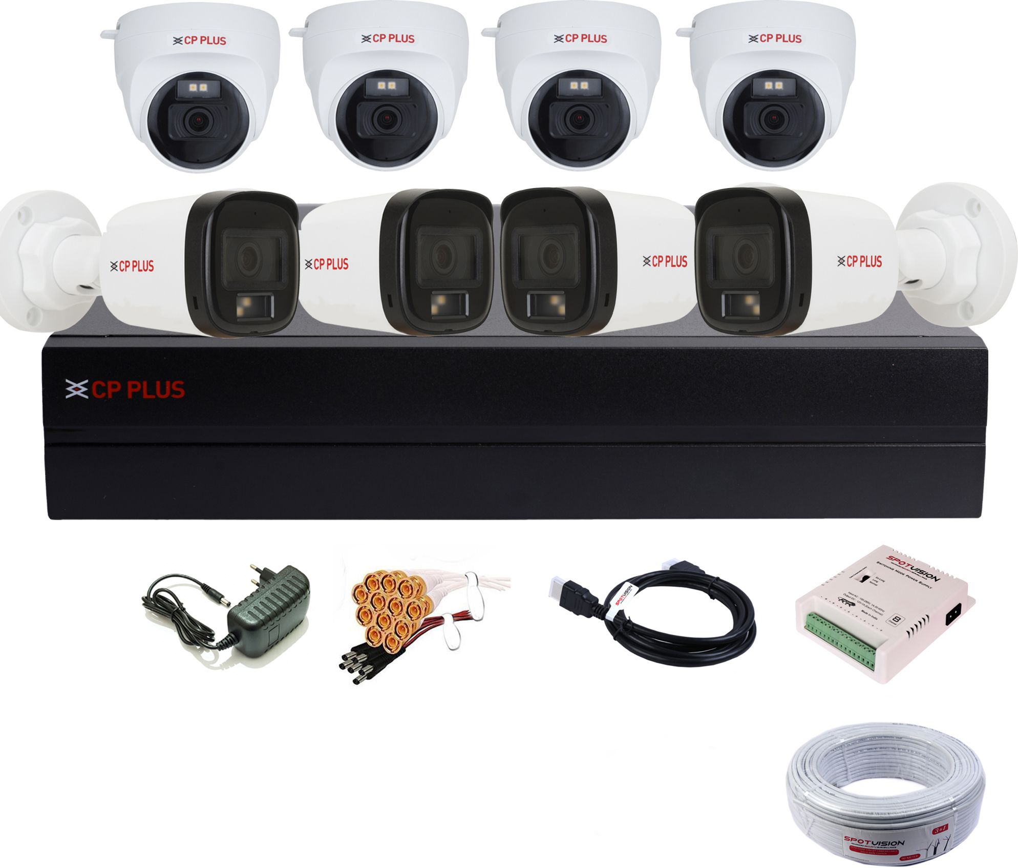 CP PLUS 8 Channel FULL HD Smart Surveillance System For Home 2.4MP Audio Indoor &Outdoor Security Camera-picture-22