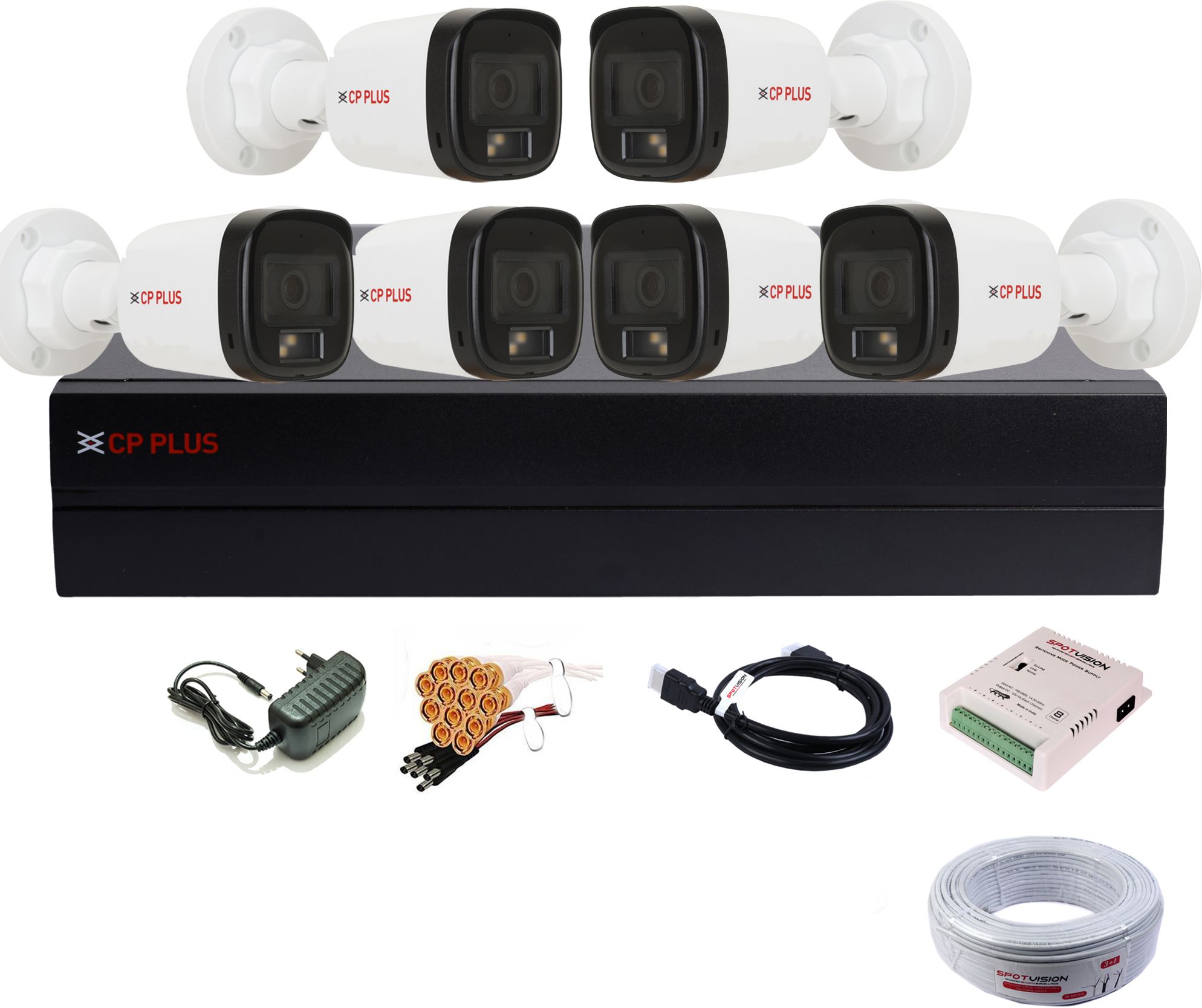 CP PLUS 8 Channel FULL HD DVR 1080P,Color Nightvision With Audio IP67 2.4MP Outdoor Security Camera-picture-22