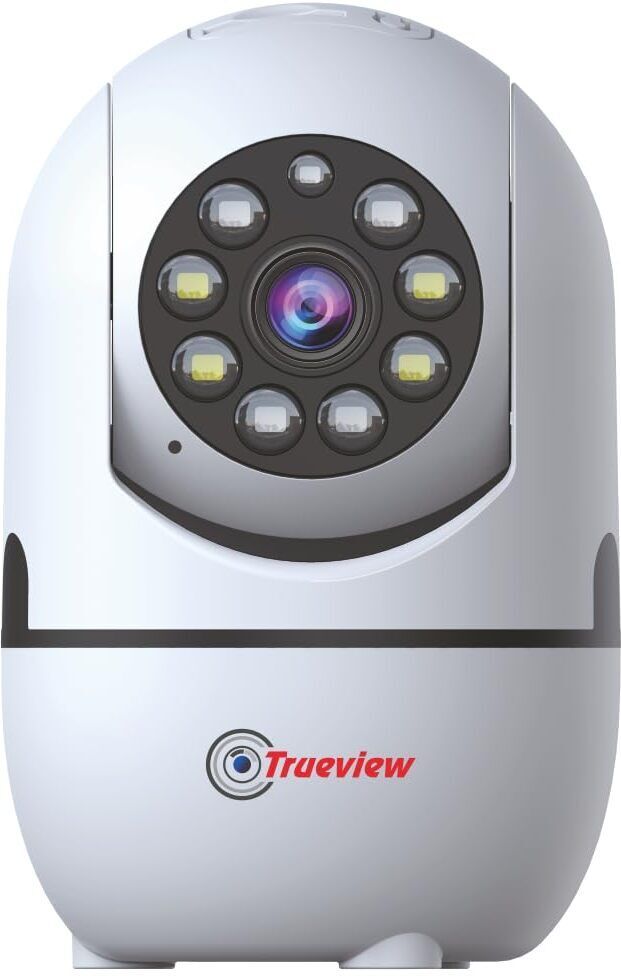 Trueview 2MP Smart CCTV Wi-fi Home Security Camera with 360° View, Color Night Vision Security Camera