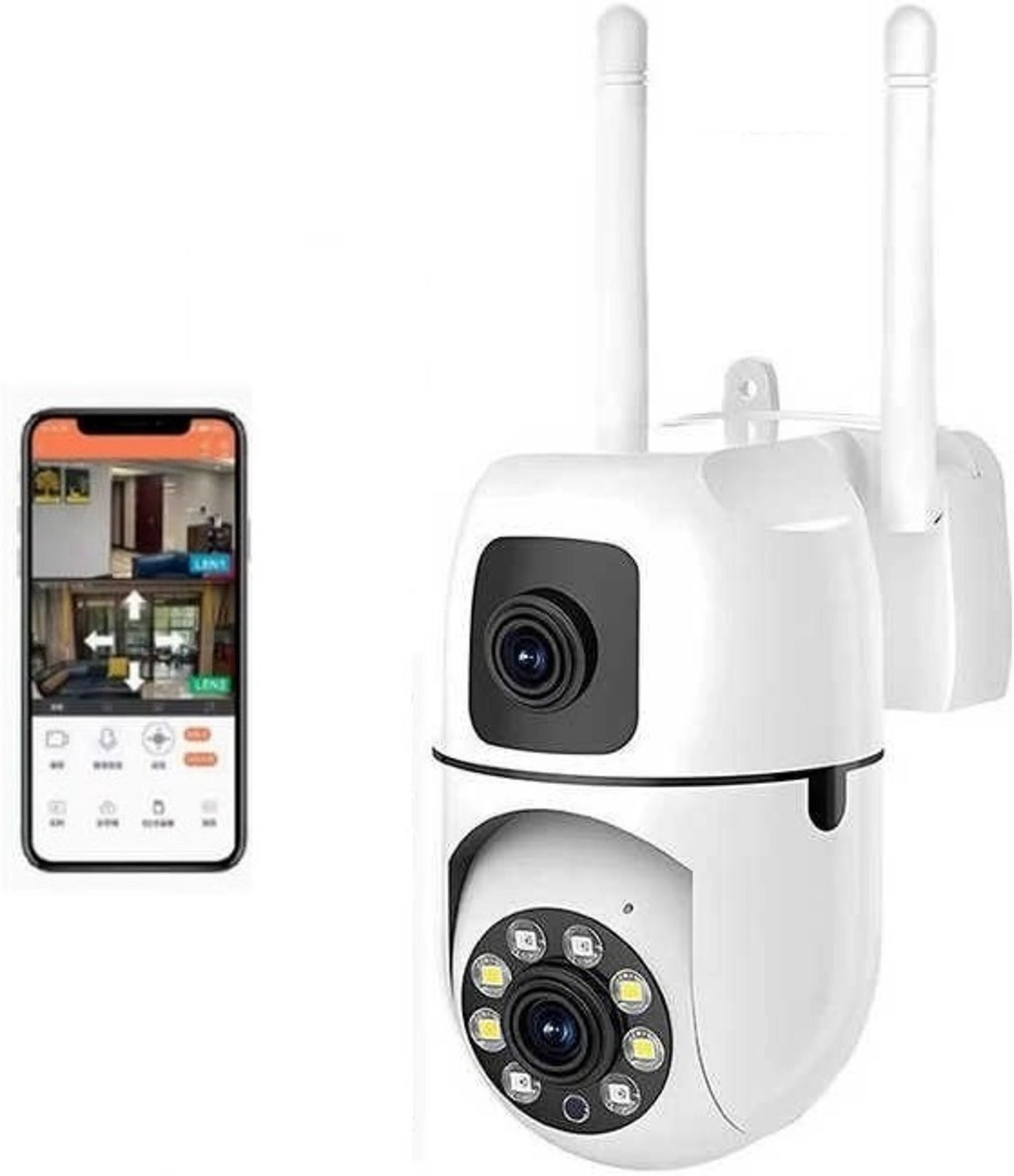 Divine creation Dual Lens 5MP+5MP Smart CCTV Camera Surveillance System AI Motion Detection C245 Security Camera-image-19