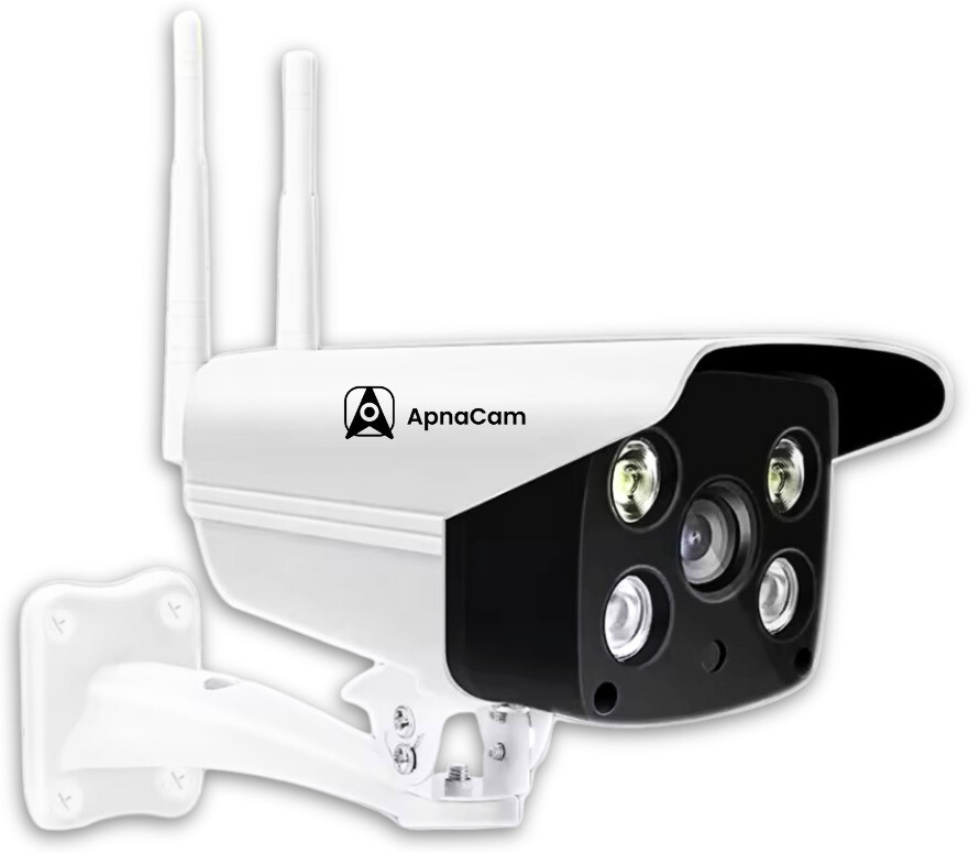 ApnaCam 4G Connectivity Live View Motion Alert Night Vision SD Card Support 2-way Audio Security Camera image 1