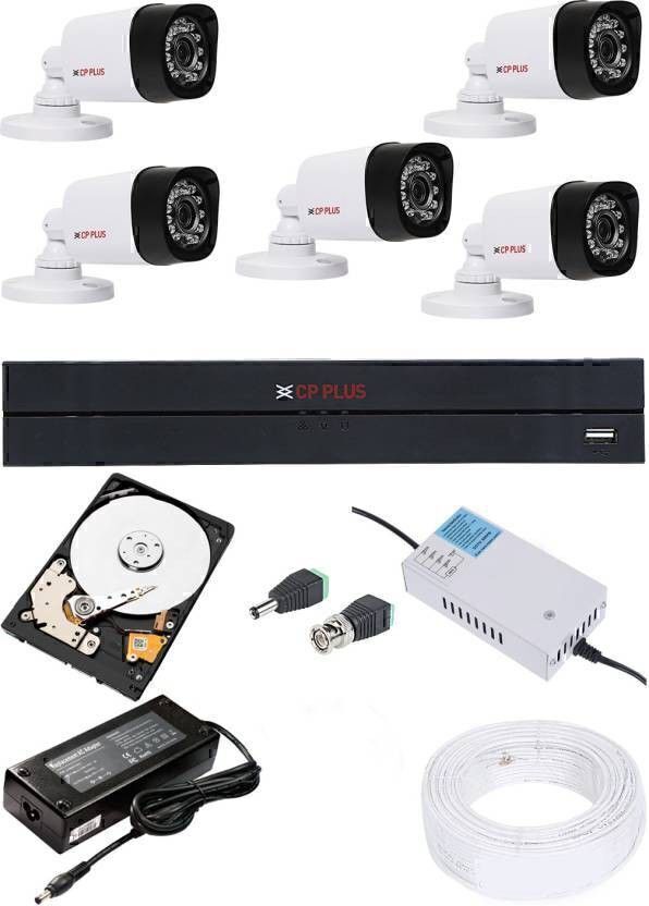CP PLUS 8 Channal HD DVR 1080p 1Pcs,Bullet Camera 2.4MP 5Pcs Security Camera-picture-21