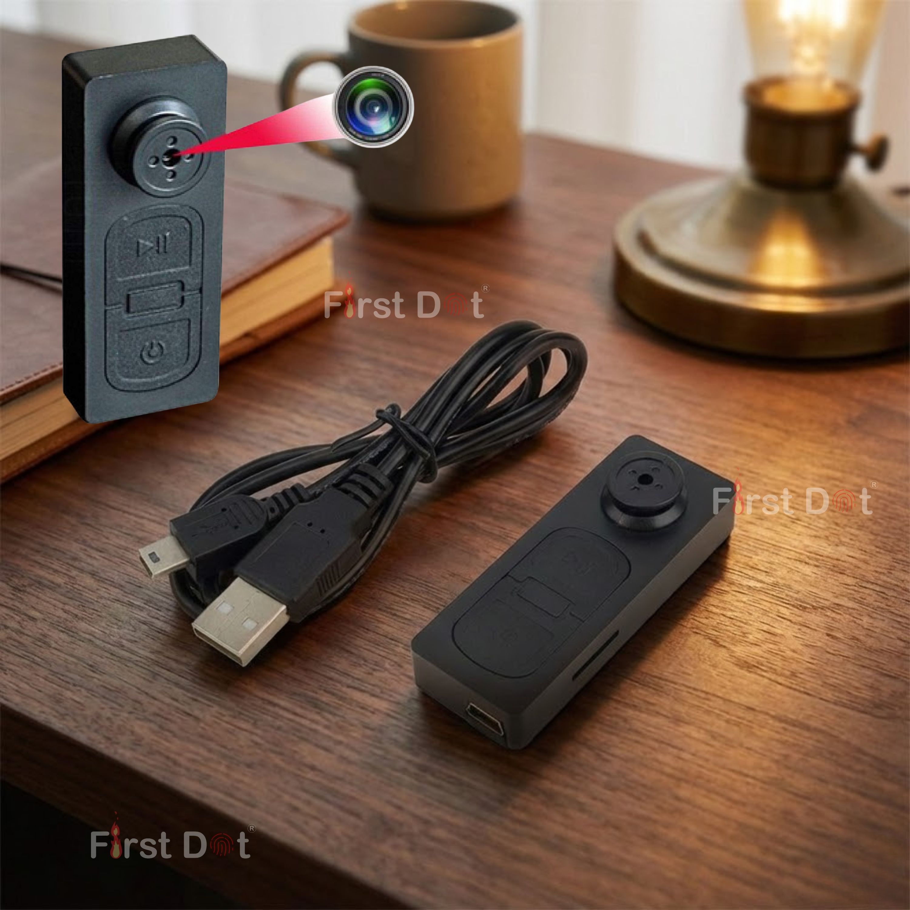 TFG HD 720P Button Camera | Non-WiFi Standalone | Audio Video Security Camera-picture-19