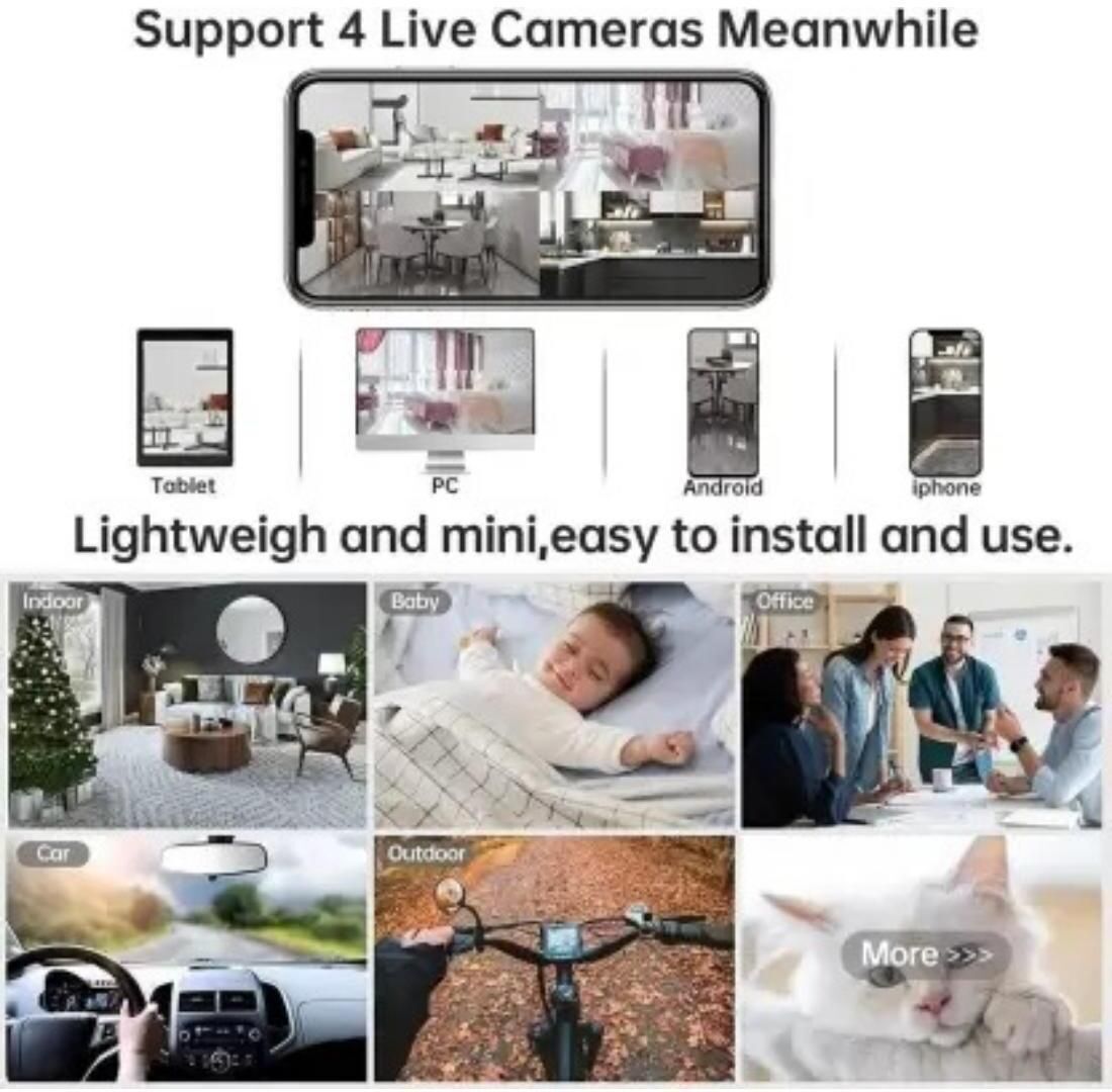 OSHIZCAM HD Night Vision 1080P Small Camera Wireless Micro IP Mini CCTV Spy Wifi Camera Security Camera-image-20