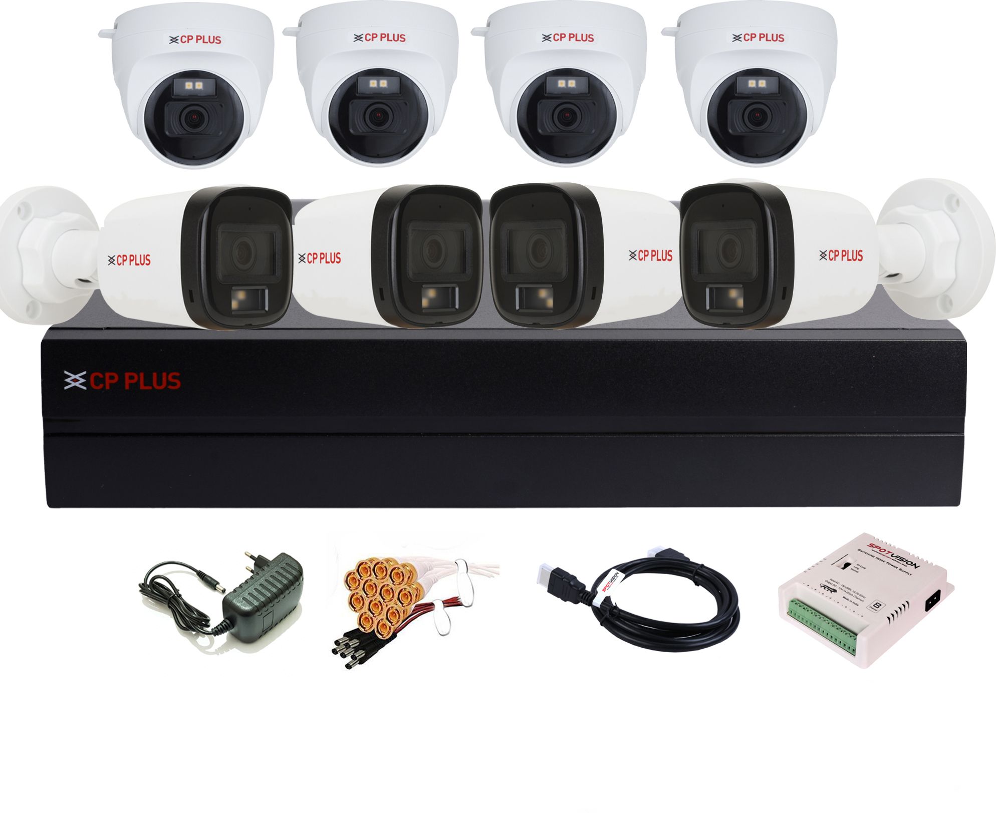 CP PLUS 8 Channel HD DVR 1080P,Color Nightvision Audio 2.4MP Outdoor & Indoor Cameras, Security Camera-picture-26