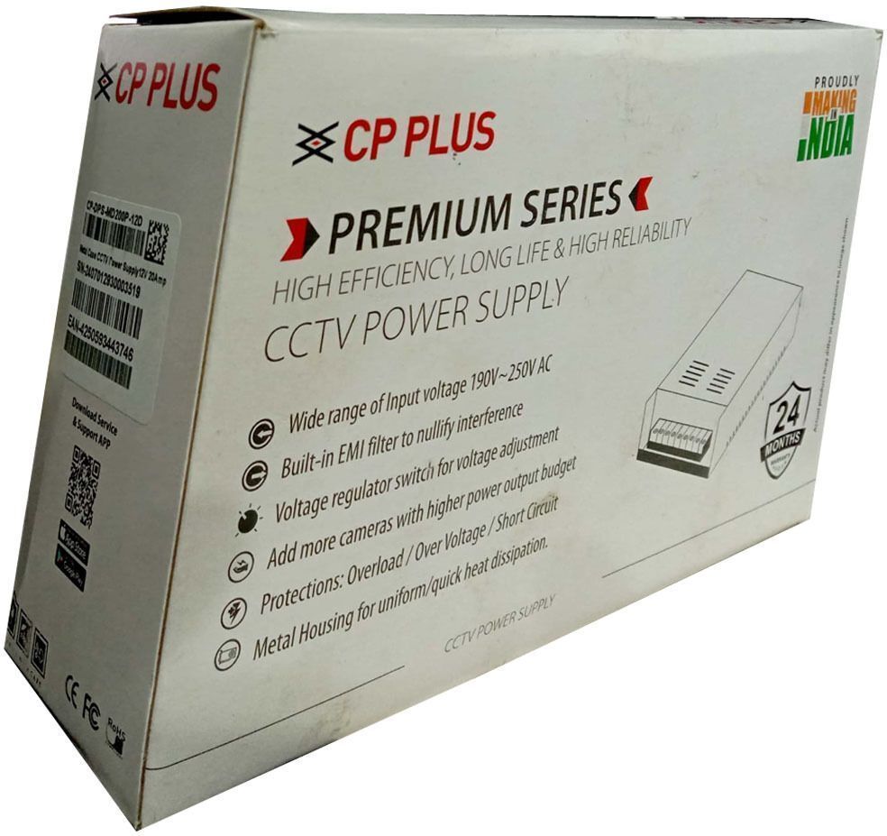 CP PLUS CCTV Power Supply 20Amp 16CH (CP-DPS-MD200P-12D) Security Camera-picture-30