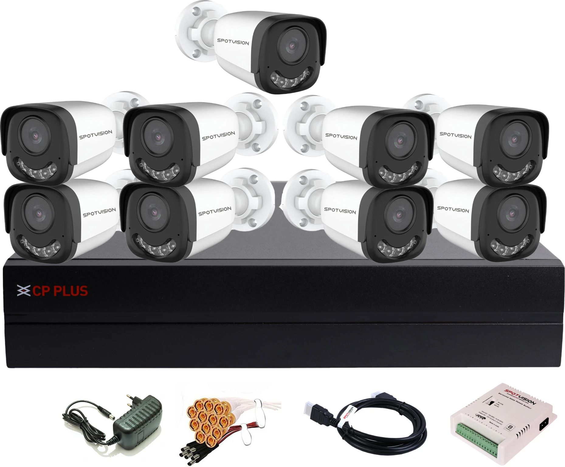CP PLUS 16 Channel HD DVR 1080P,2.4MP ADVANCED Color Nightvision Outdoor Camera,CPAR-504 Security Camera-picture-21