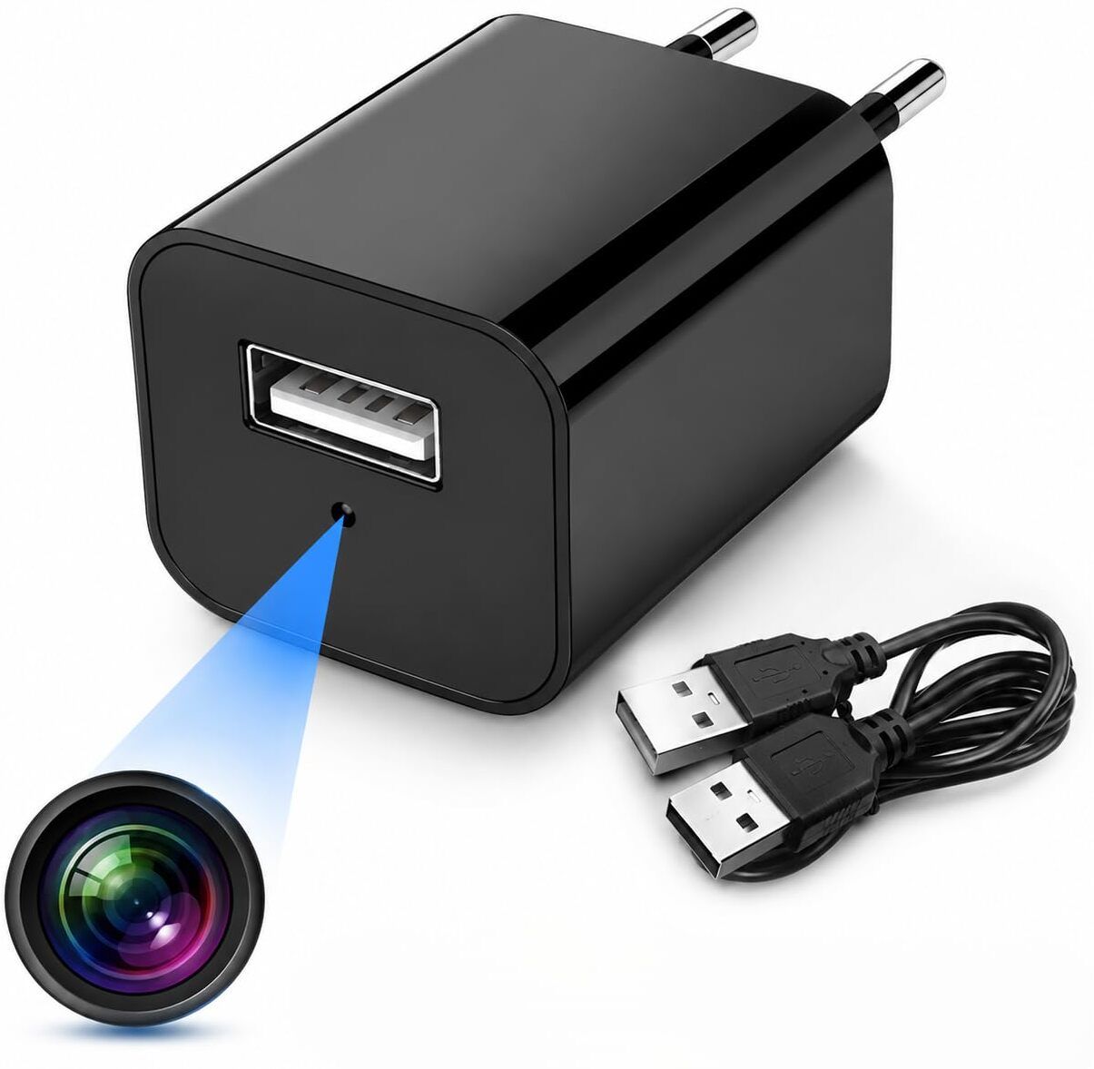 Smart Safety India Smart Safety India Wi-Fi USB Charger Hidden Camera 1080P Security Camera-picture-10