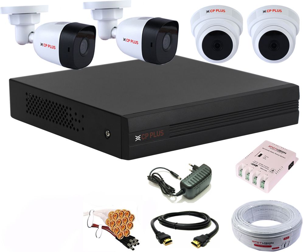 CP PLUS 4 Channel HD DVR 1080P,2.4MP Outdoor & Indoor Camera Secure Home,Office,Shop Security Camera-picture-13
