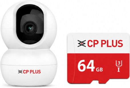 CP PLUS 2MP E28Q CAMERA + 64GB MEMORY CARD | TWO WAYS TALK | NIGHT VISION |ROTATE CAMERA Security Camera-image-10