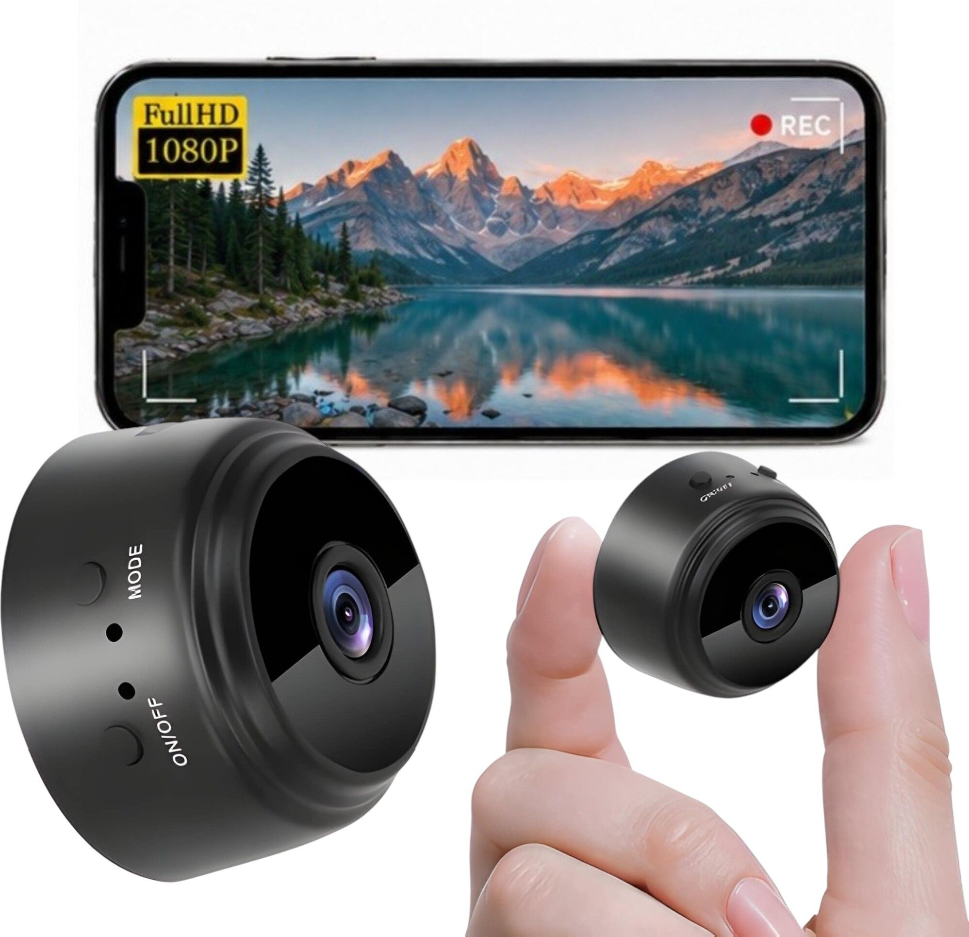 Cxoen Mini WiFi Magnetic Camera with Motion Alert Night Vision Recording Security Camera-picture-11