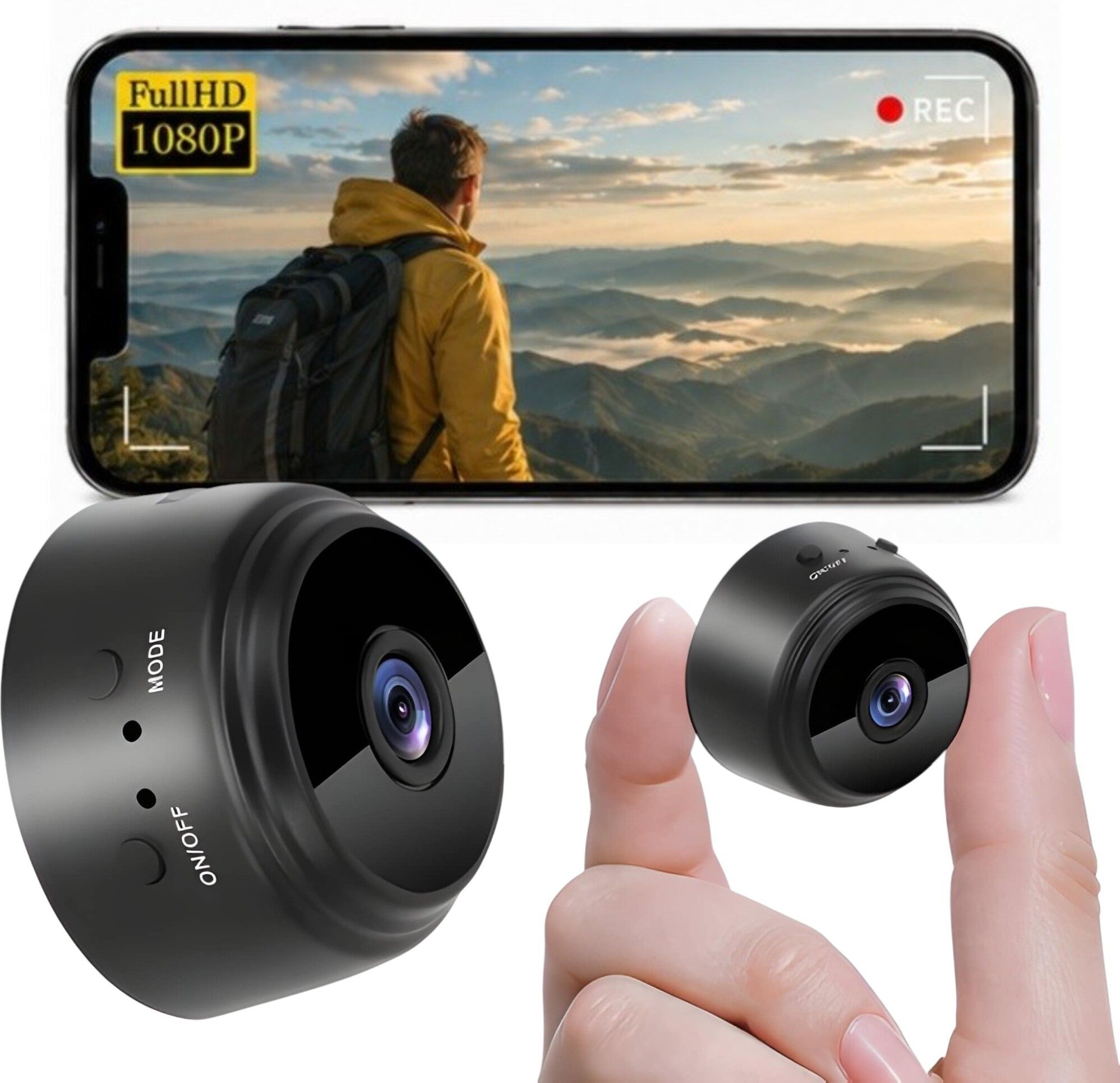 Cxoen Magnet Mini WiFi Spy Camera Instant Camera-picture-12