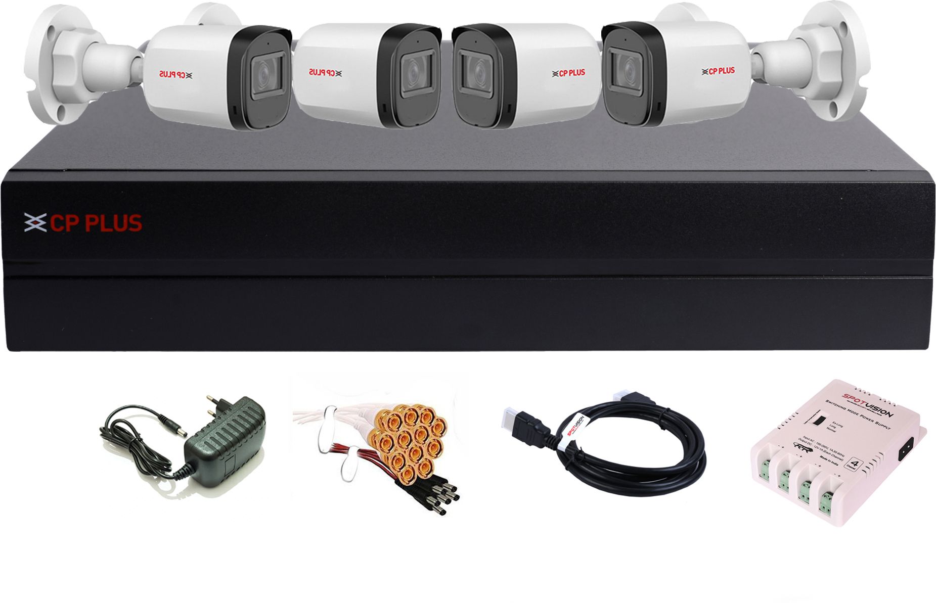 CP PLUS 4 Channel HD DVR 1080P,Higher Resolution 2.4MP FULL HD IP67 Outdoor Camera,C206 Security Camera-picture-33