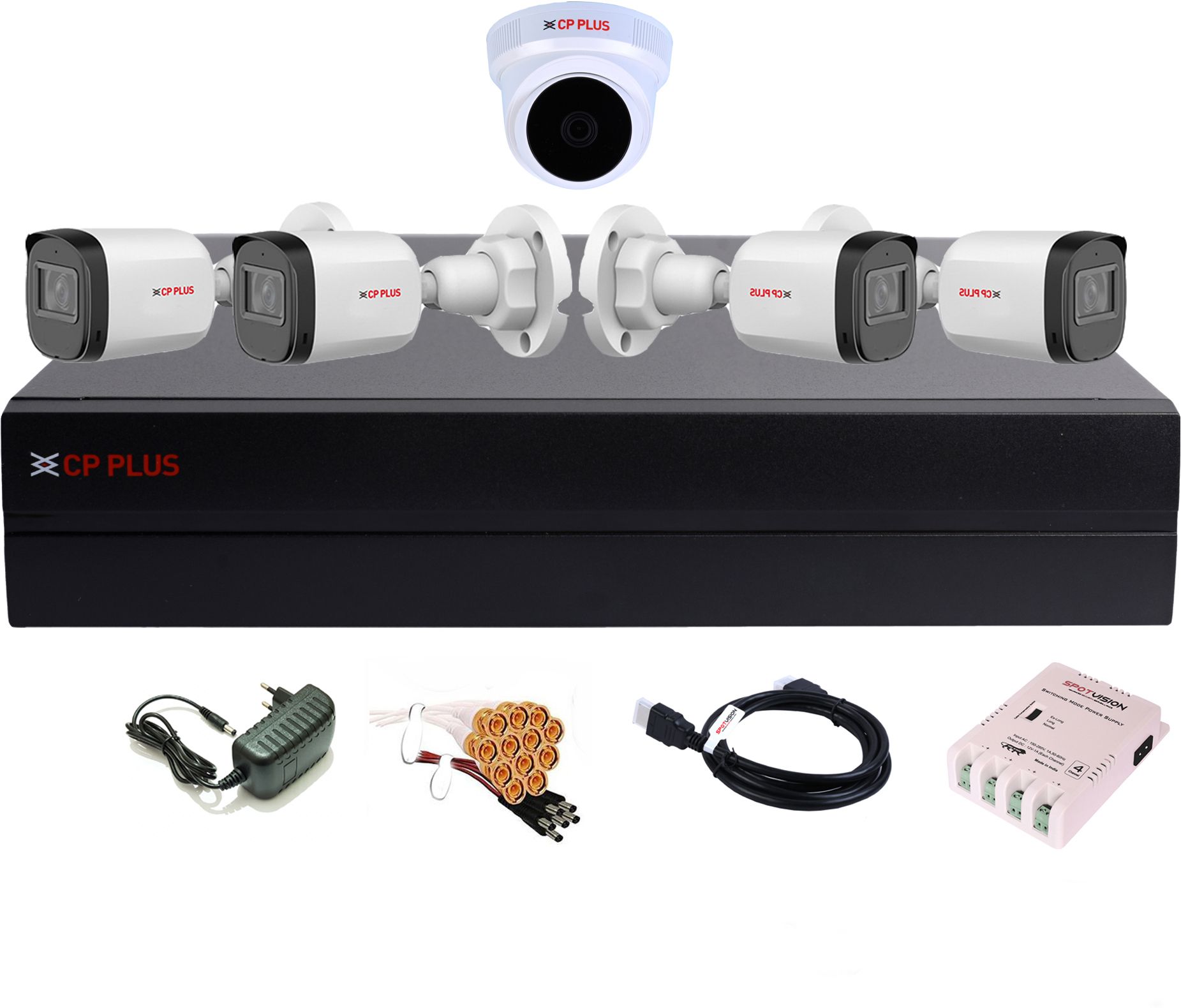 CP PLUS 8 Channel HD DVR 1080p,4Pcs 2.4MP FULL HD Outdoor Camera,1Pcs 2.4 MP,Indoor Security Camera-picture-21