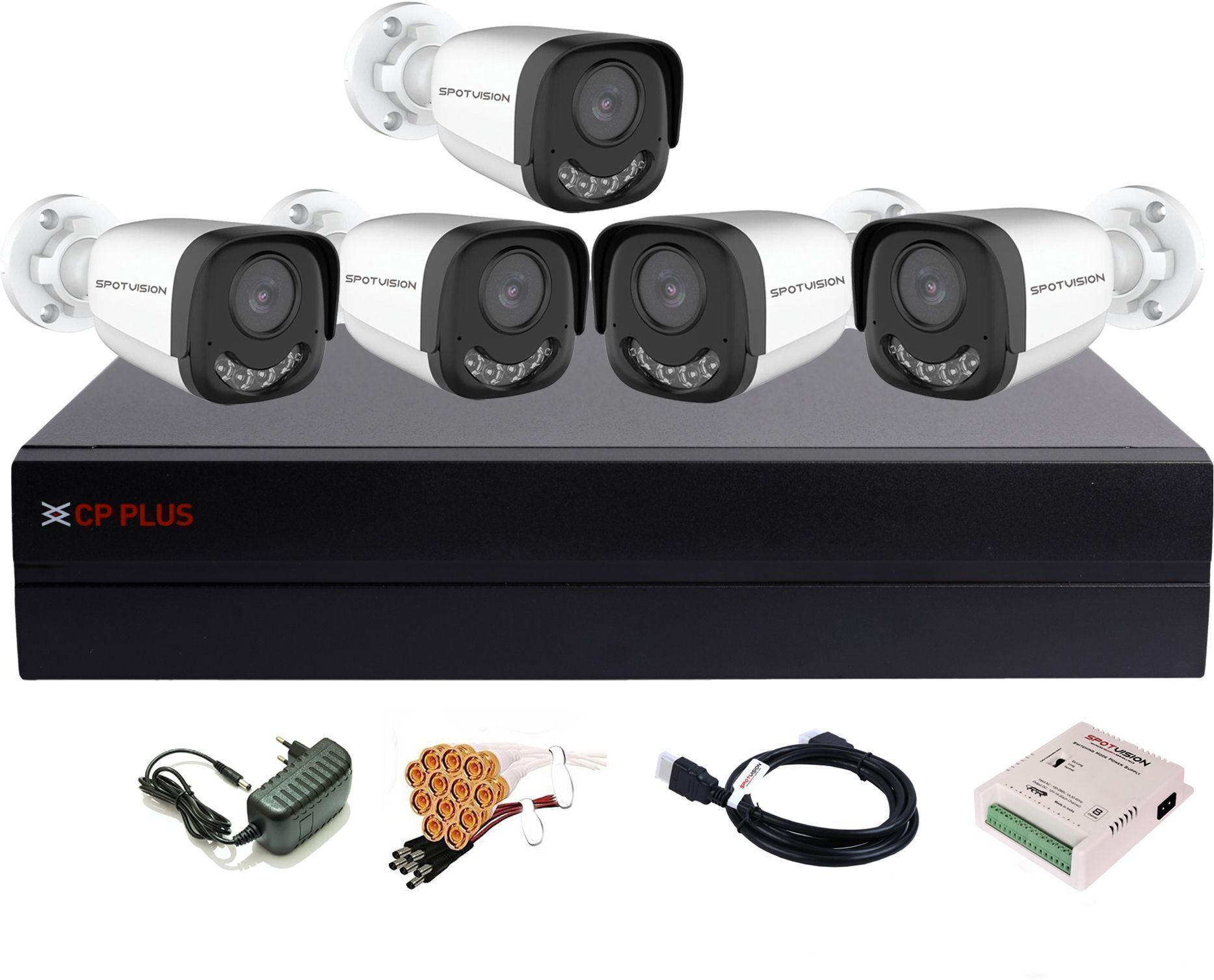 CP PLUS 8 Channel HD DVR 1080p 1Pcs,Spotvision Color Nightvision Outdoor Security Camera-picture-28