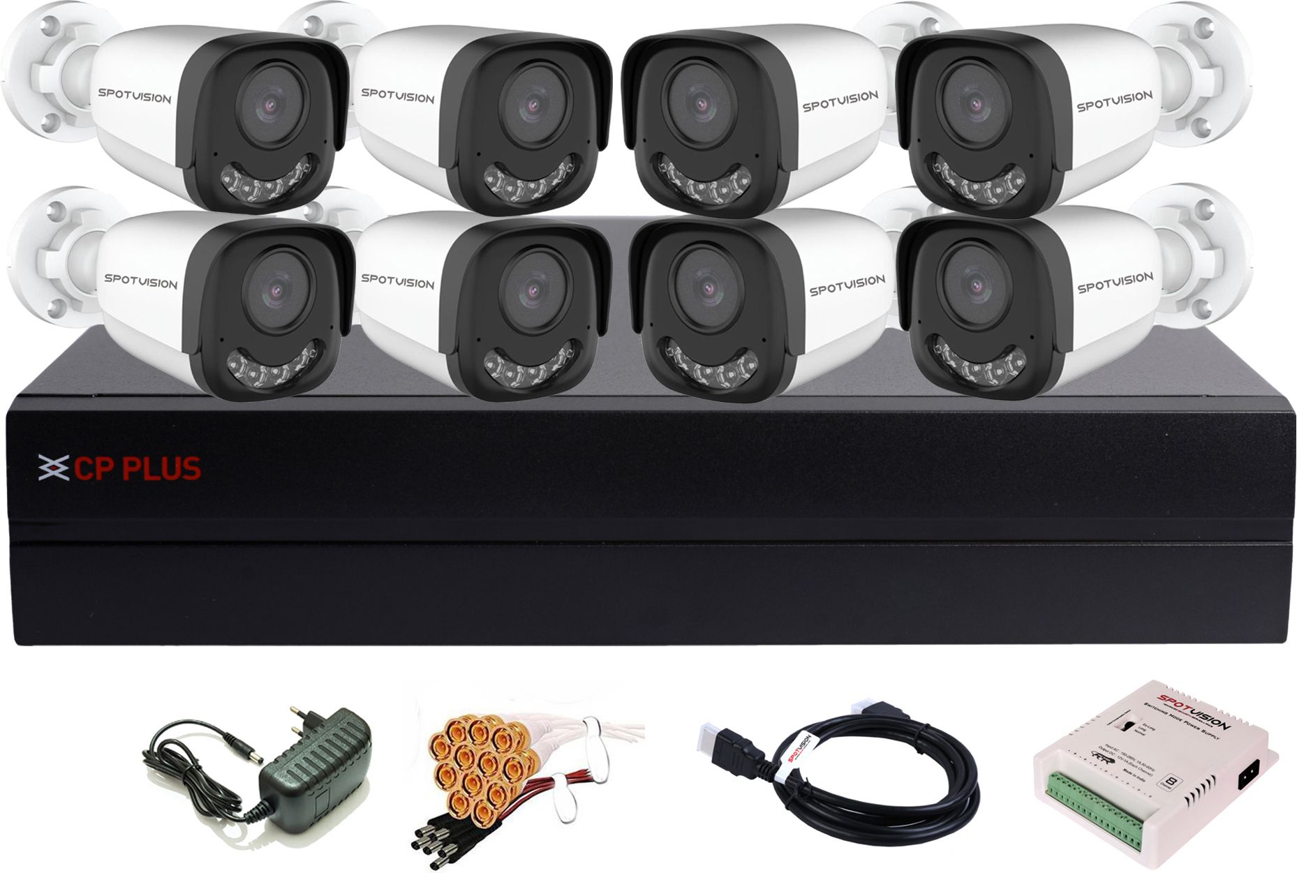 CP PLUS 8 Channel HD DVR 1080P,2.4MP ADVANCED Color Nightvision Outdoor Cameras,CPAR-514 Security Camera-picture-21