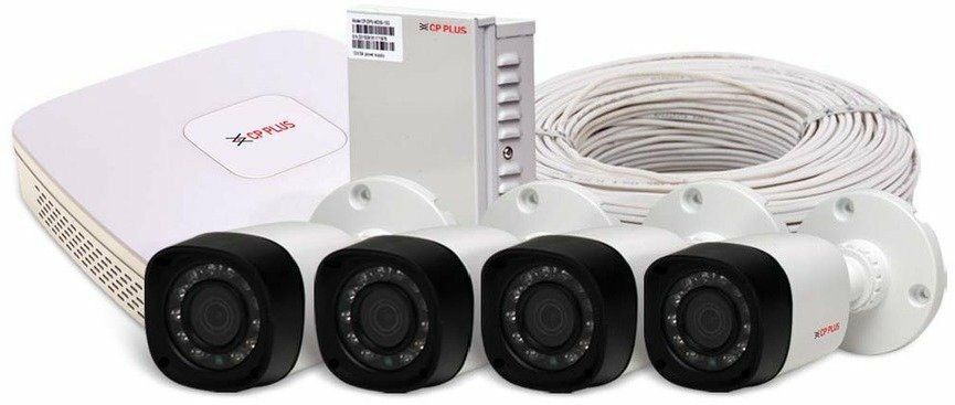 CP PLUS 4 CHANNAL HD DVR 1080p,Bullet Camera 2.4MP 4Pcs Security Camera-image-41