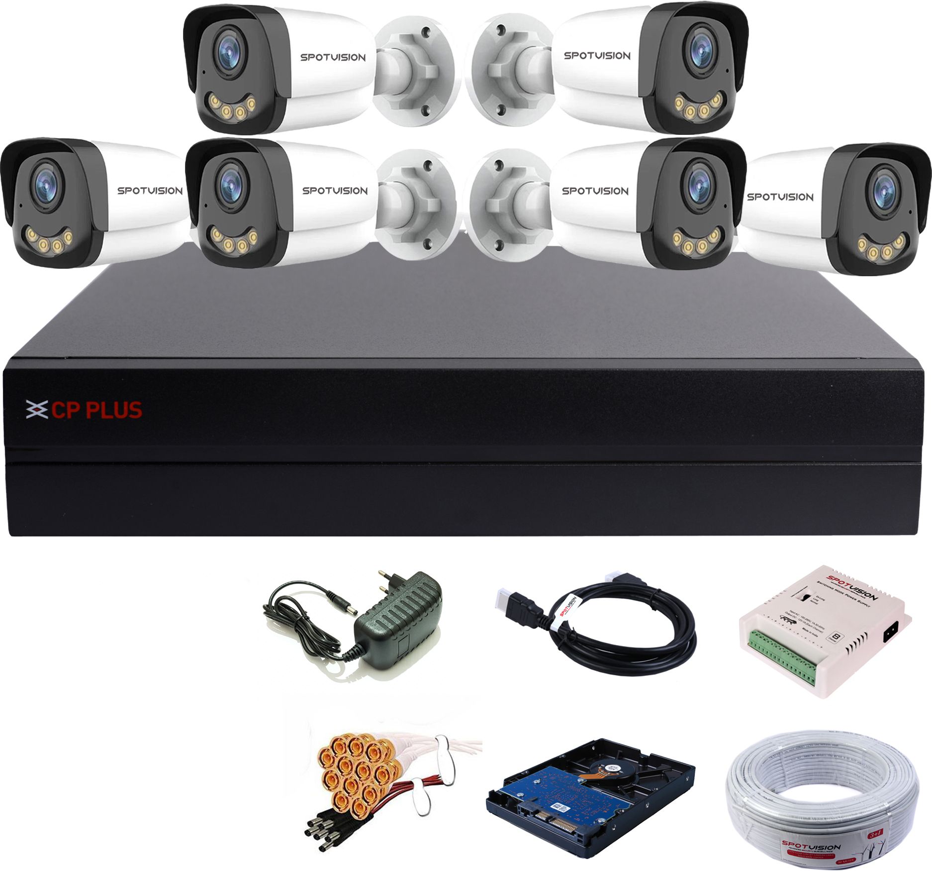 CP PLUS 8 Channel HD DVR 1080P,Colorful View In Nightvision IP67 2.4MP Outdoor Camera,06 Security Camera-picture-39