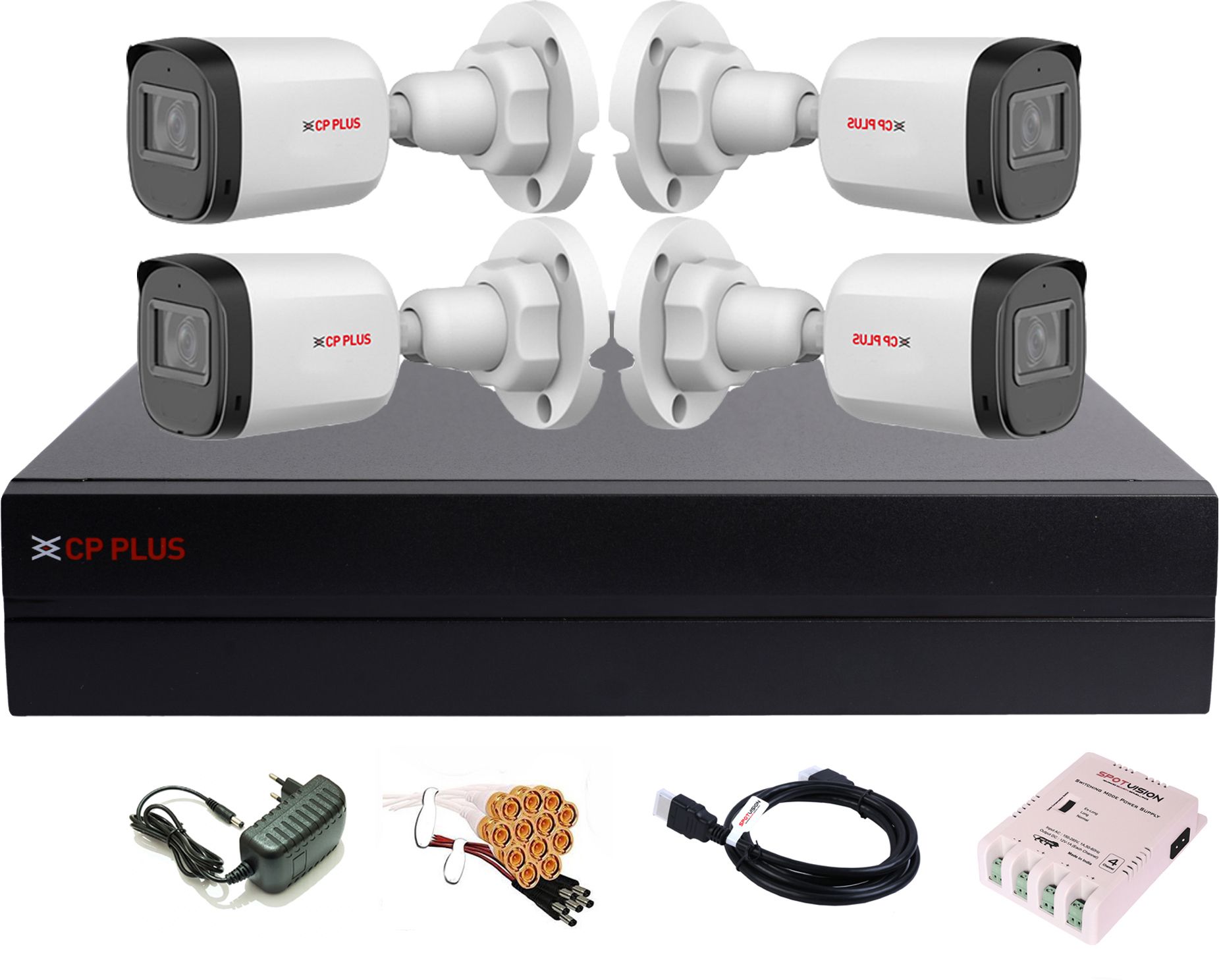 CP PLUS 4 Channel HD DVR 1080P,Higher Resolution 2.4MP FULL HD IP67 Outdoor Camera,C203 Security Camera-picture-15