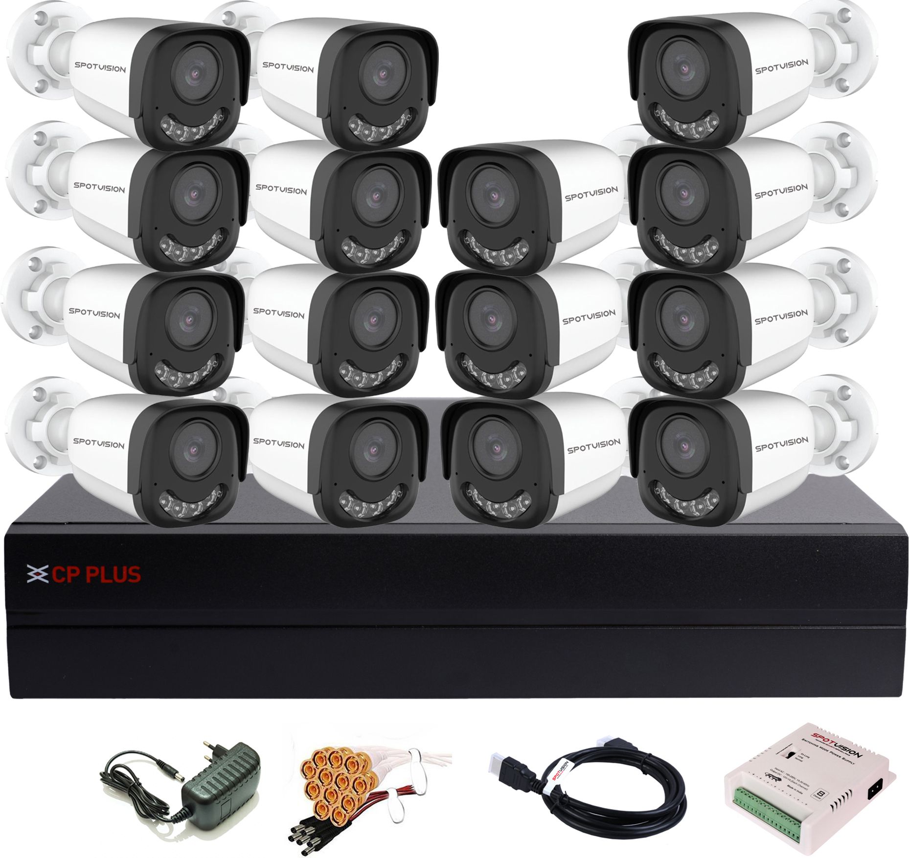 CP PLUS 16 Channel HD DVR 1080P,2.4MP ADVANCED Color Nightvision Outdoor Camera,CPAR-521 Security Camera-picture-19