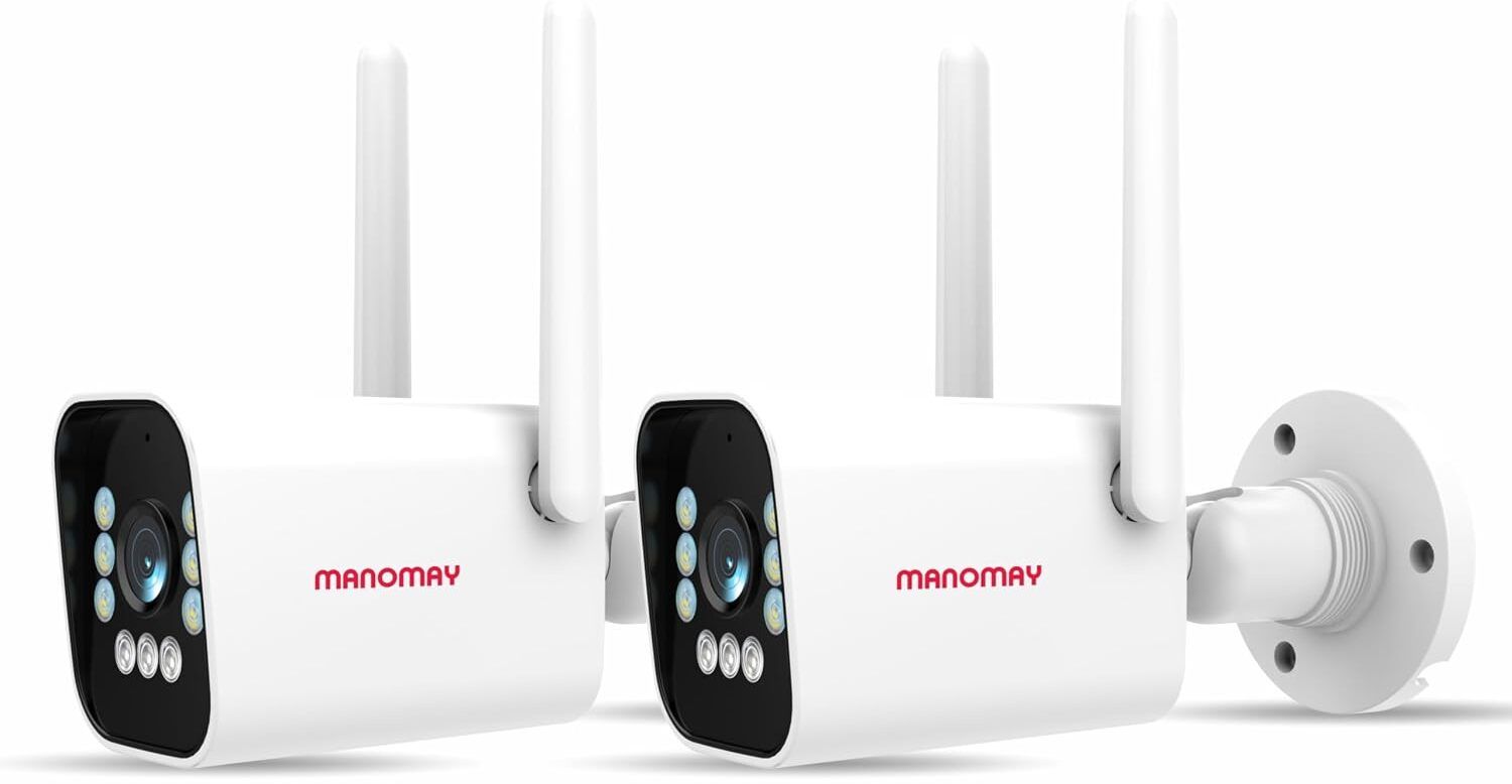 Manomay Pack of 2 BIS STQC Certified 3MP 4G Bullet AI Human Detection IP66 Security Camera-picture-21