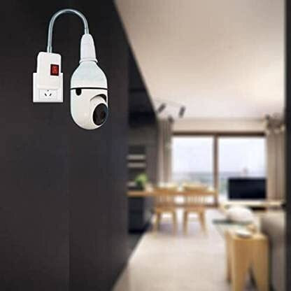 favone bulb camera 360° Night Vision,Remote access 960P IpCamera supports memory card Security Camera image 1