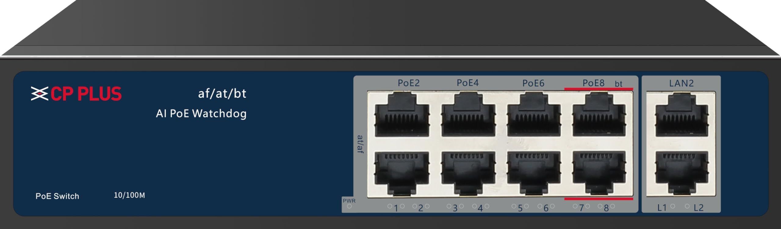 CP PLUS POE SWITCH 8PORT (CP-ANW-HPU8H2-N12) Security Camera-picture-24