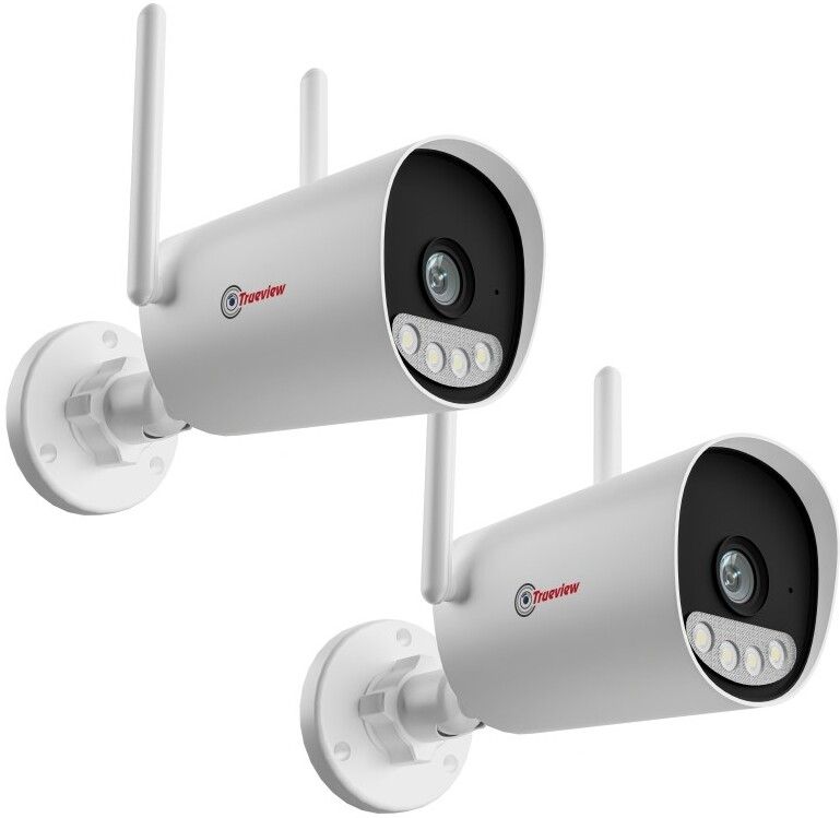 Trueview Pack of 2 3MP 4G SIM Bullet CCTV Outdoor Wireless Human Detection STQC Color Security Camera-picture-46