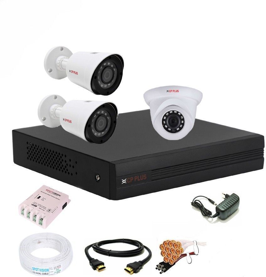 CP PLUS 4 Channal 5 MP H.265+ HD DVR 1Pcs,Outdoor Camera 5 MP HD 2Pcs,Indoor Camera 5 MP HD 1Pcs, ,Full combo set Security Camera-picture-13