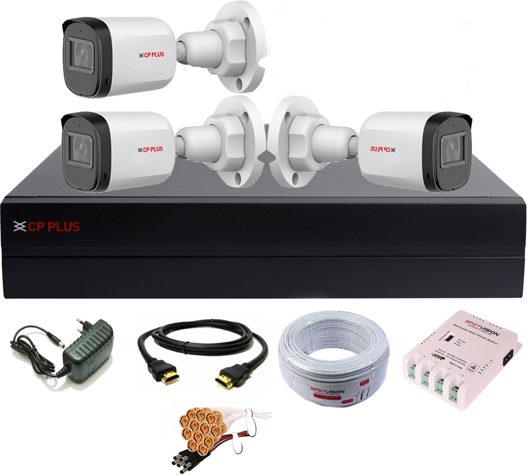 CP PLUS 4 Channel HD DVR 1080P,2.4MP Outdoor Cameras Weatherproof IP67 Nightvision Security Camera-picture-17