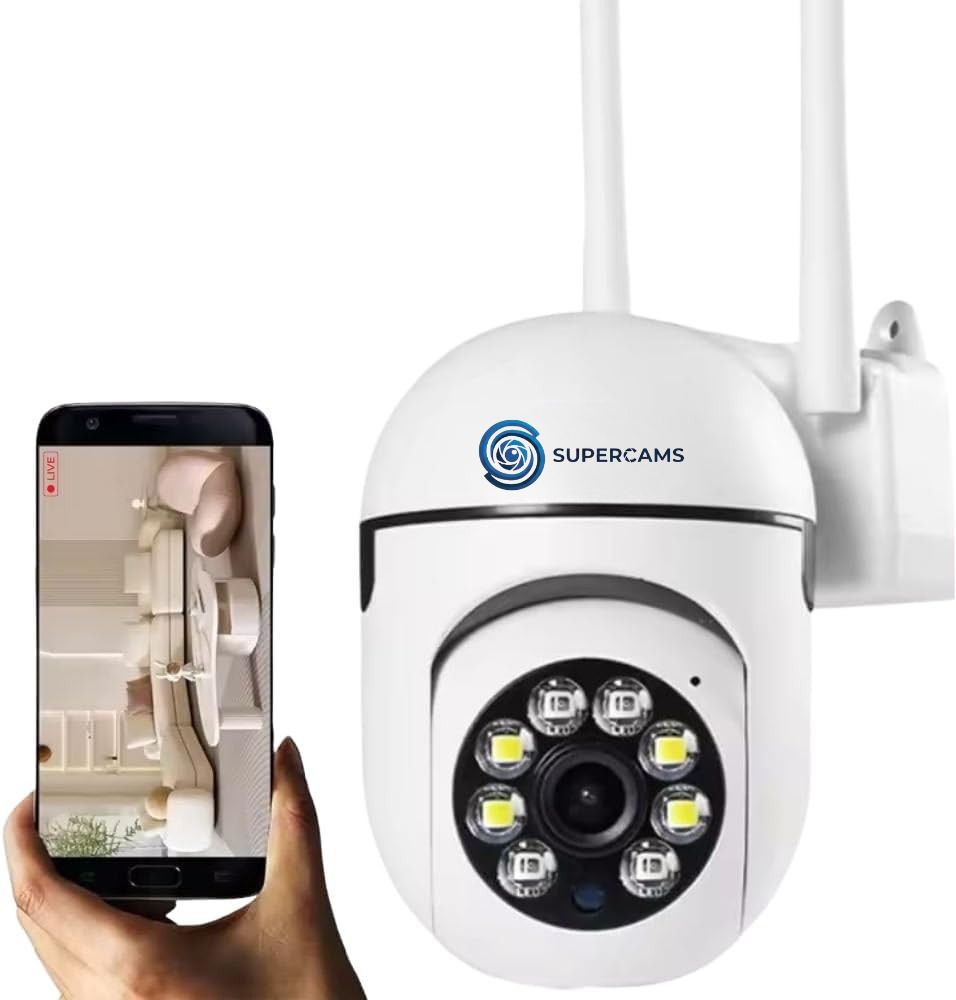 Supercams 3MP FHDMini Ptz WiFi Indoor CCTV | 360° Pan & Tilt | Color Night Vision Security Camera-picture-14
