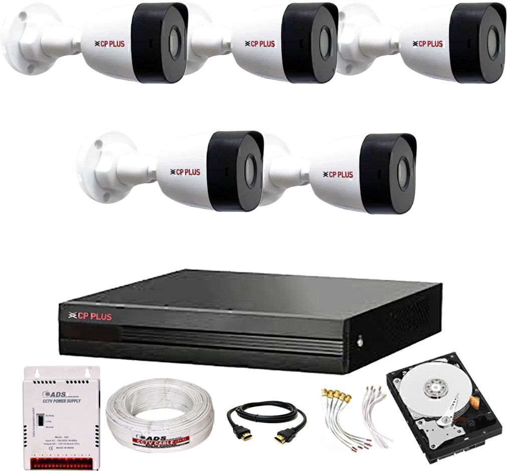 CP PLUS 8CH hibrid' DVR 1080p,5BULLET CAMERA WITH 1TB HDD COMBO KIT Security Camera-image-15