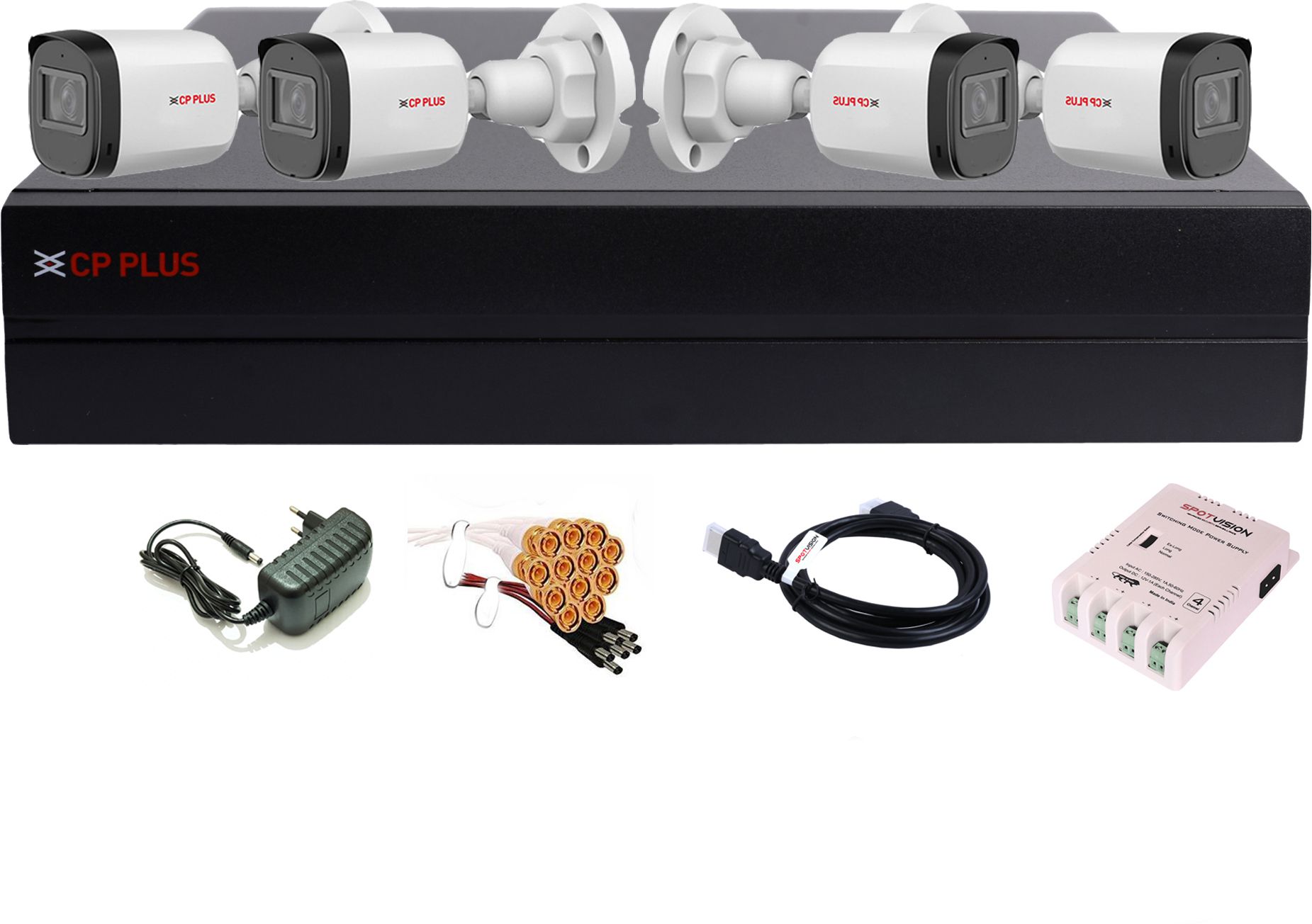 CP PLUS 4 Channel HD DVR 1080P,Higher Resolution 2.4MP FULL HD IP67 Outdoor Camera,C207 Security Camera-picture-32