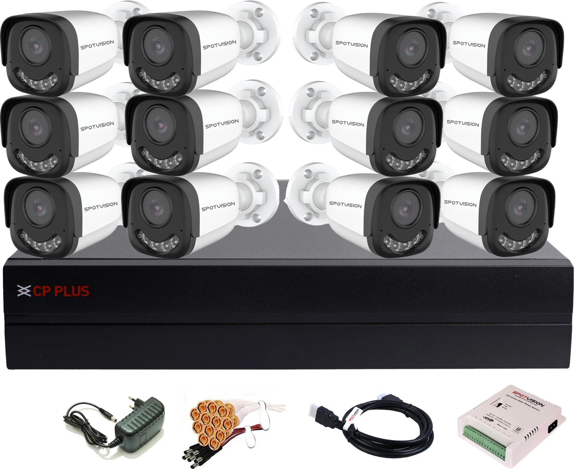 CP PLUS 16 Channel HD DVR 1080P,2.4MP SPOTVISION Color Nightvision Outdoor Security Camera-picture-22