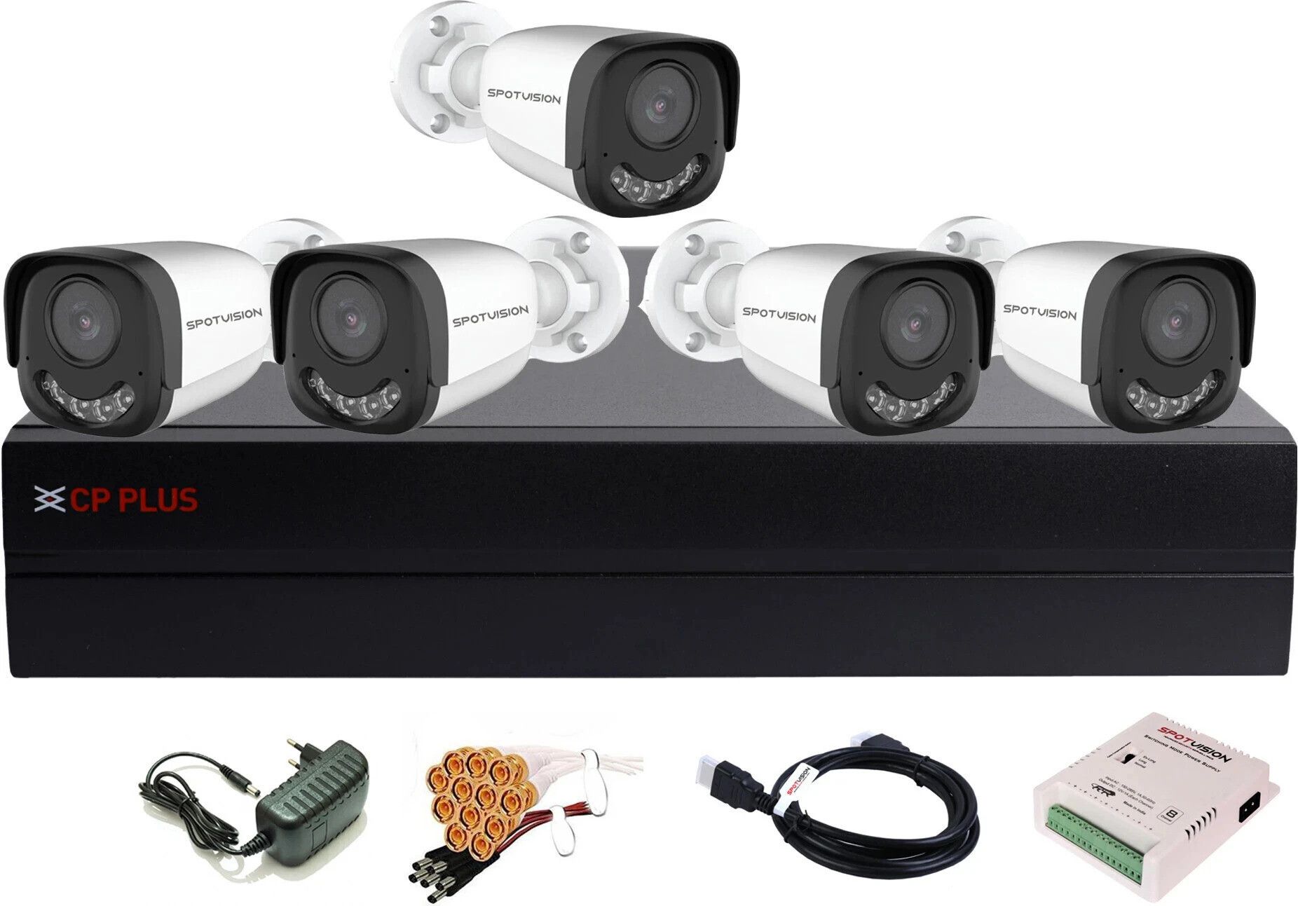 CP PLUS 8 Channel HD DVR 1080P,2.4MP SPOTVISION Color Nightvision Outdoor Security Camera-picture-24
