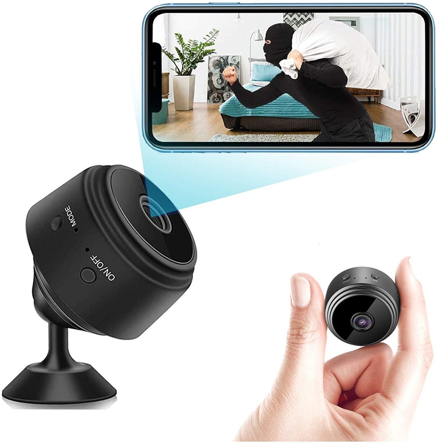 OSHIZCAM Mini WiFi Magnetic Security Camera 1080P Security Camera-image-39