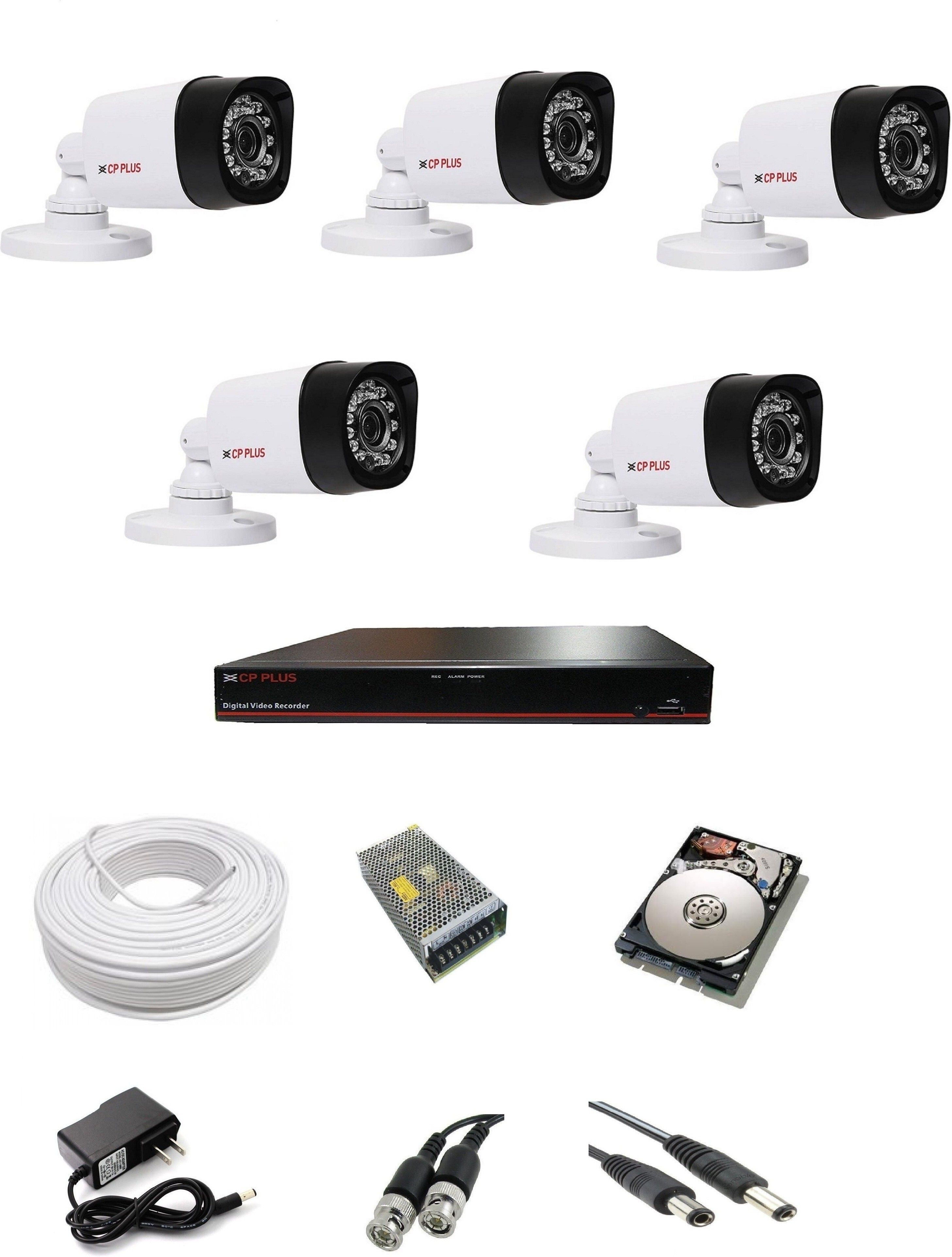 CP PLUS 2.4 MP 8 CH DVR Kit with 5 bullet Camera, 1 TB HDD and all required accessories Security Camera-picture-15