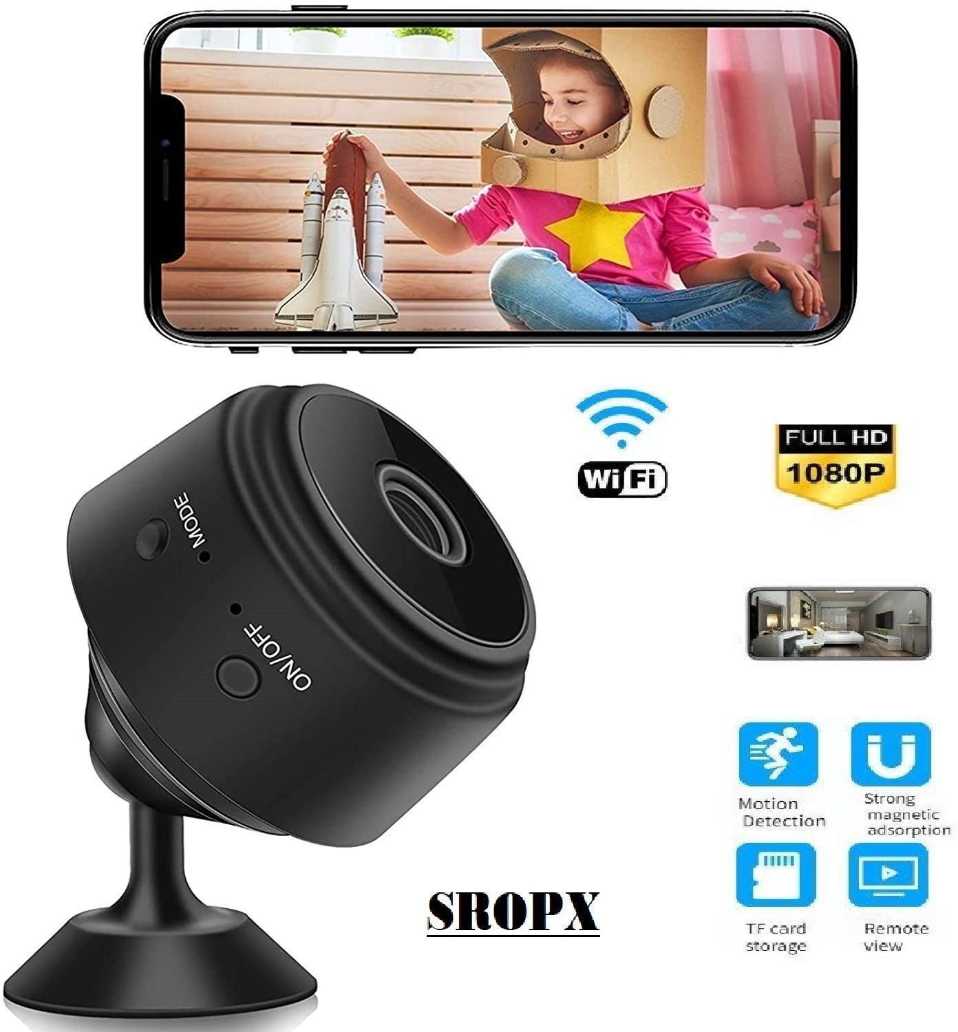 OSHIZCAM Mini Spy Wireless Hidden Video Audio Full HD 1080P CCTV WiFi IP Security Camera-picture-26