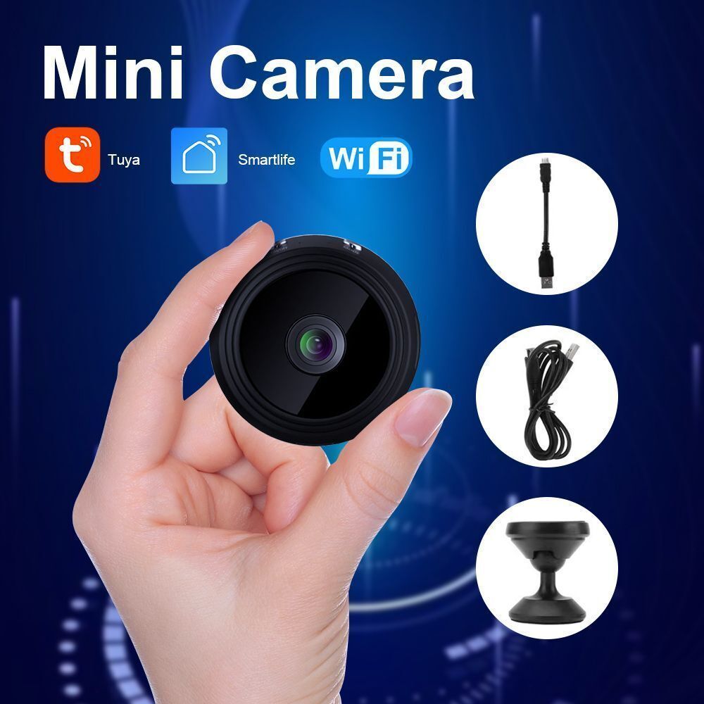 oshisz Spy Magnet Mini Live Stream IP Wireless 1080P Audio Video Security Camera Security Camera-picture-26