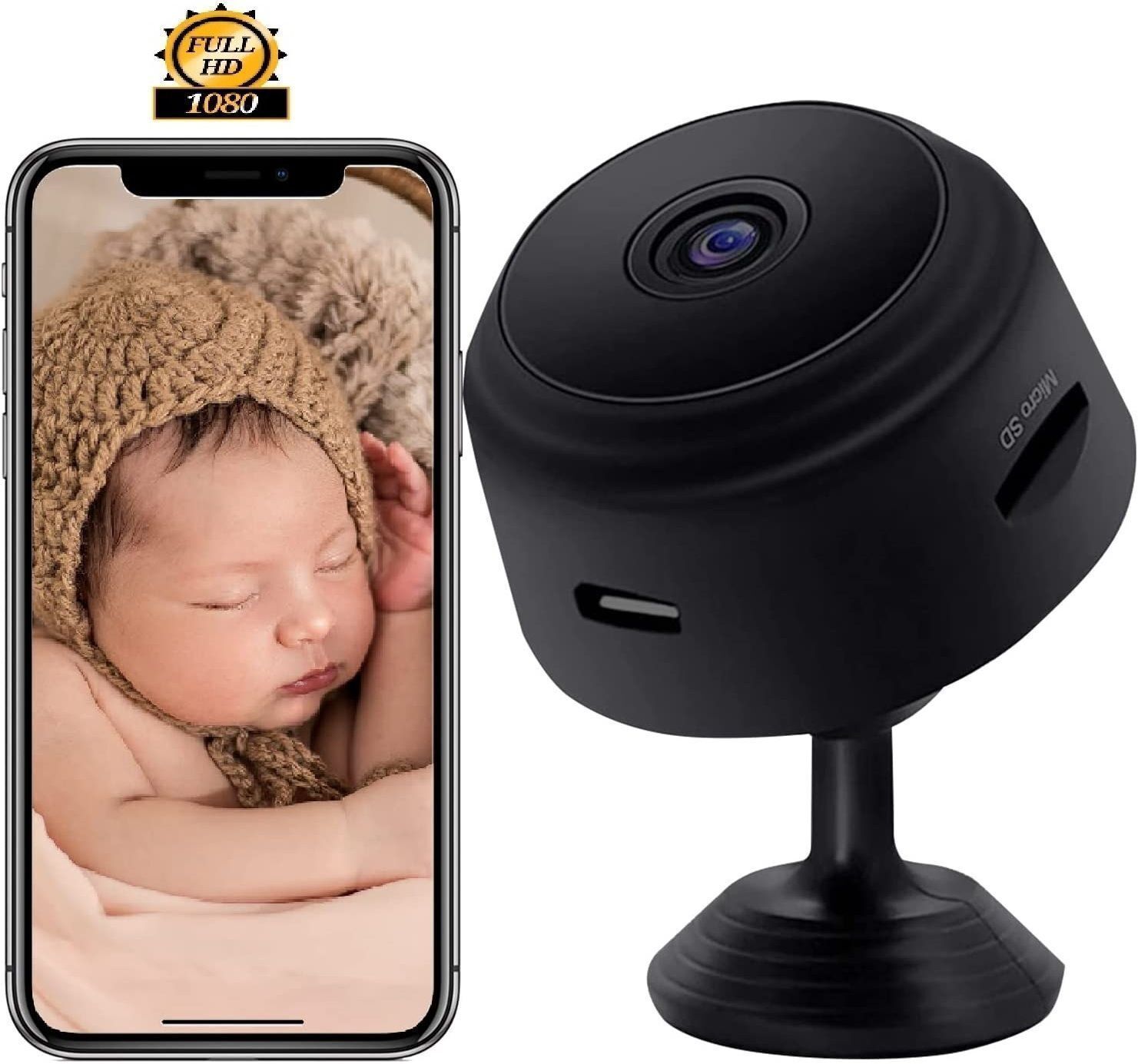 OSHIZCAM 1080P HD Mini WiFi CCTV Spy Hidden CCTV Camera Wireless Camera Remote Control Security Camera-image-12