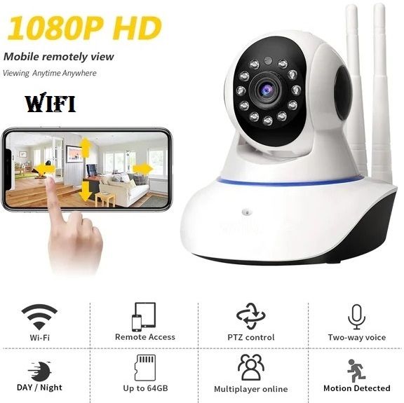 AVOIHS CCTV 1080p Wireless Camera WiFi Mobile 360°Live Alarm TwoWay Audio Night Vision Security Camera-picture-12