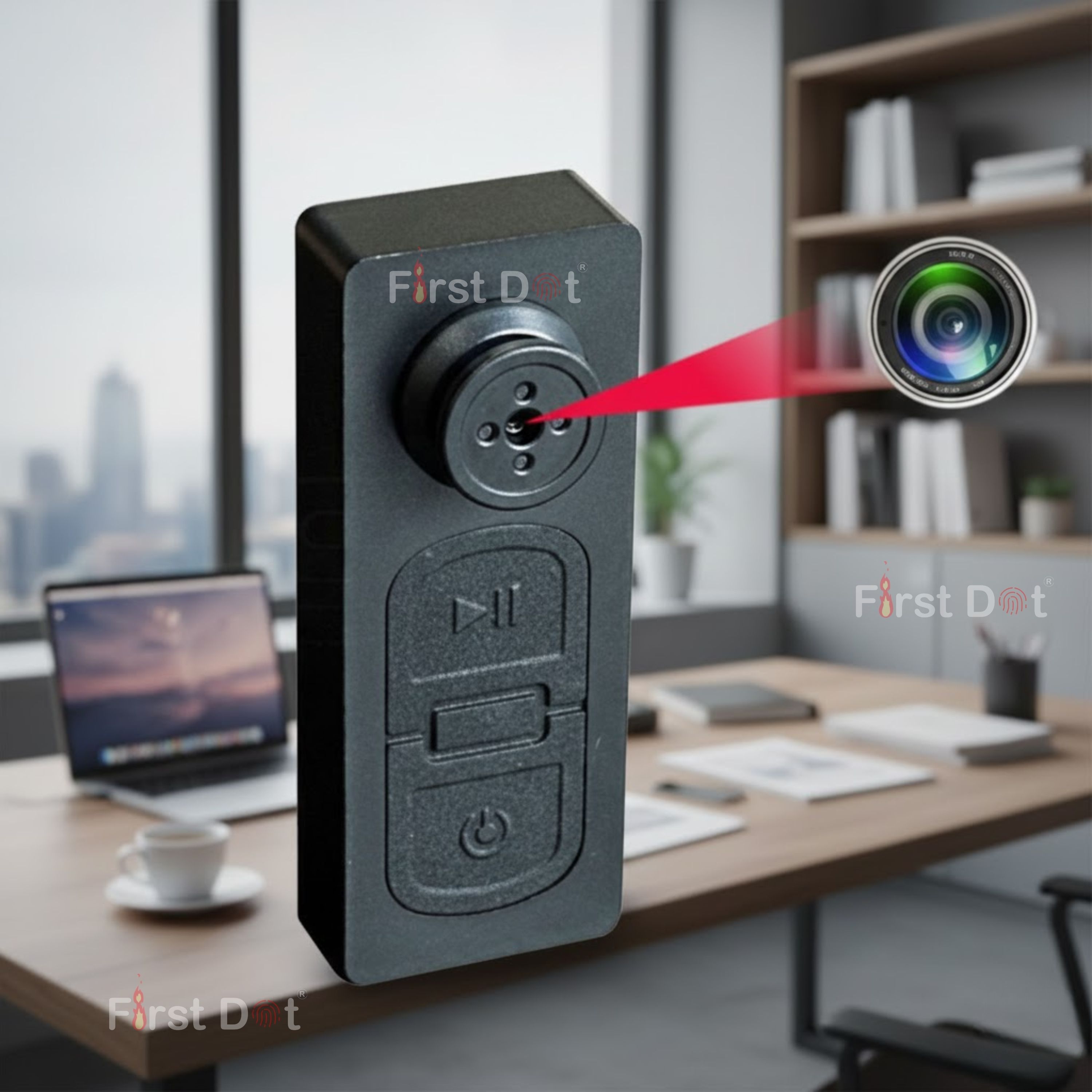 Point Zero Portable Mini Button Camera HD 720P | Rechargeable | Security Camera-picture-11