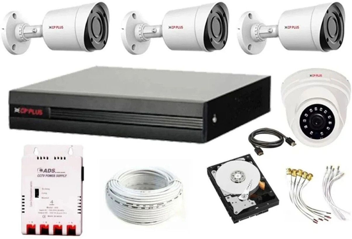 CP PLUS 4 Channel HD DVR 1080P,Higher Resolution 2.4MP FULL HD IP67 Outdoor & Indoor Security Camera-picture-28