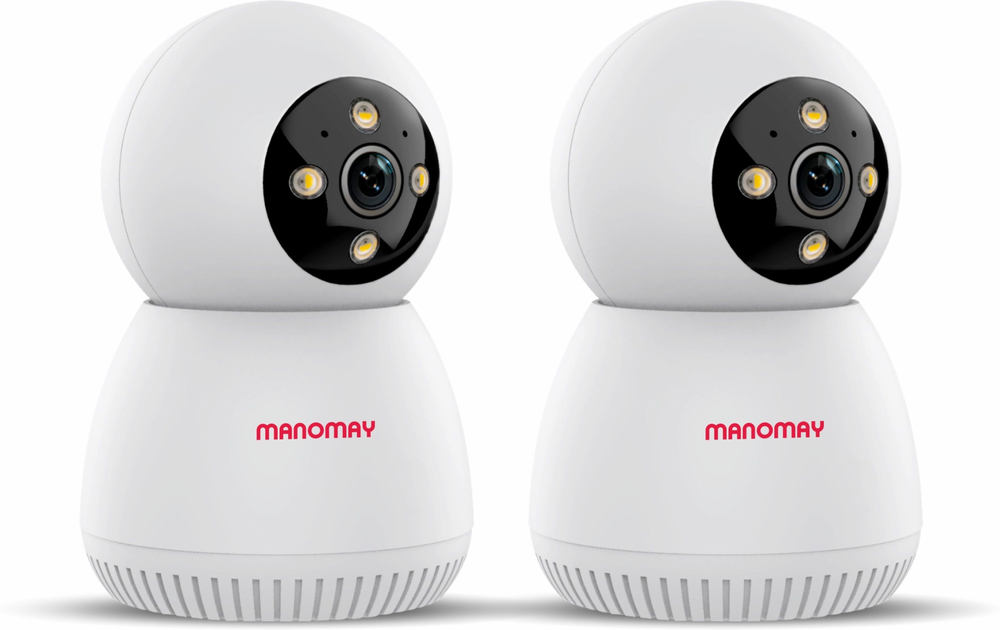 Manomay Pack of 2 | 3MP WiFi CCTV Pan Tilt Cameras | Night Vision | 2-Way Audio Security Camera-picture-27