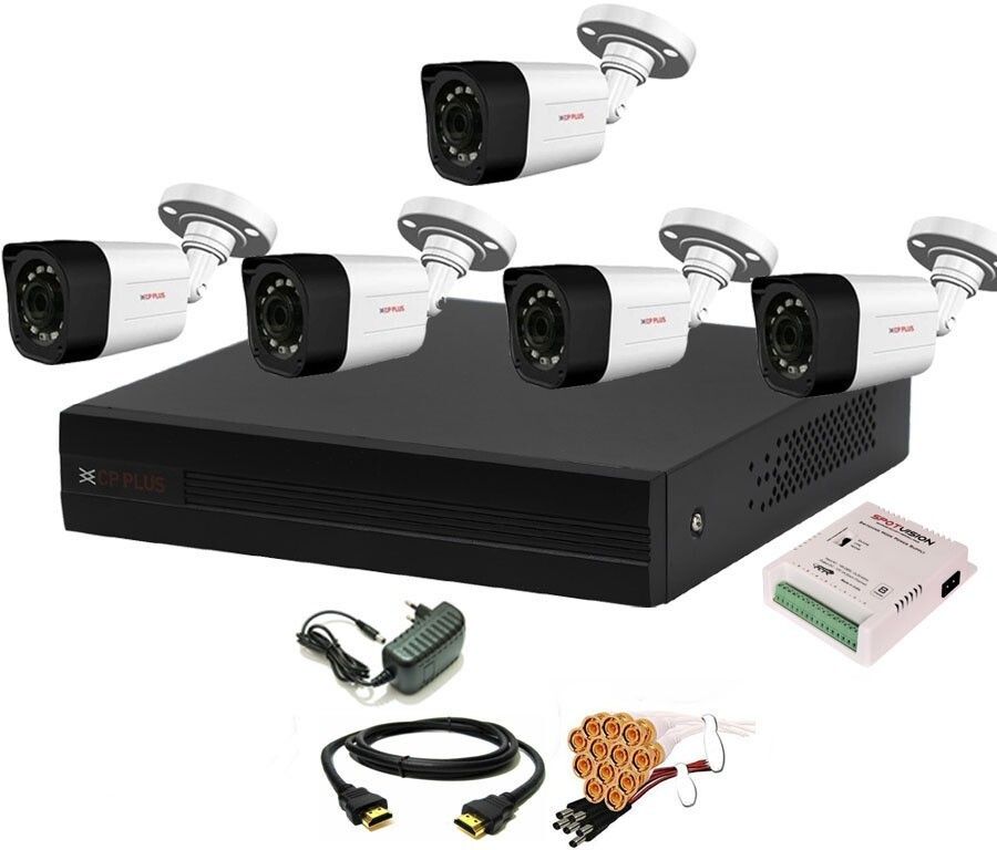 CP PLUS 8 Channal HD DVR 1080p 1Pcs,Outdoor Camera 2.4 MP 5Pcs,combo set Security Camera-image-33